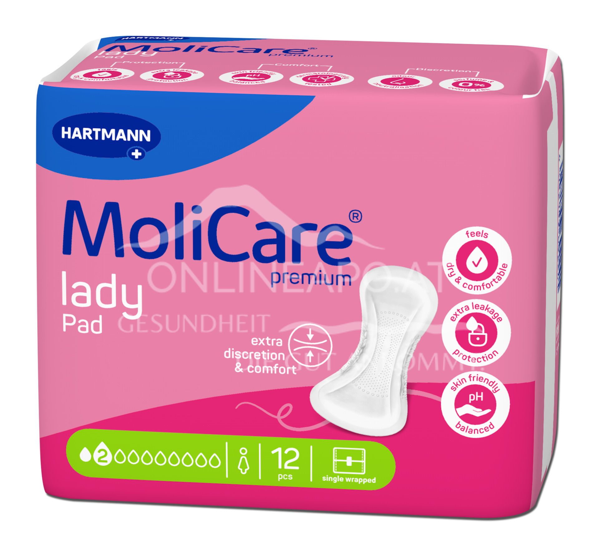MoliCare® premium lady Pad 2 Tropfen Inkontinenzeinlagen