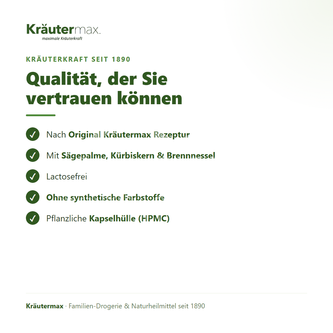 Kräutermax Sägepalme plus Kapseln