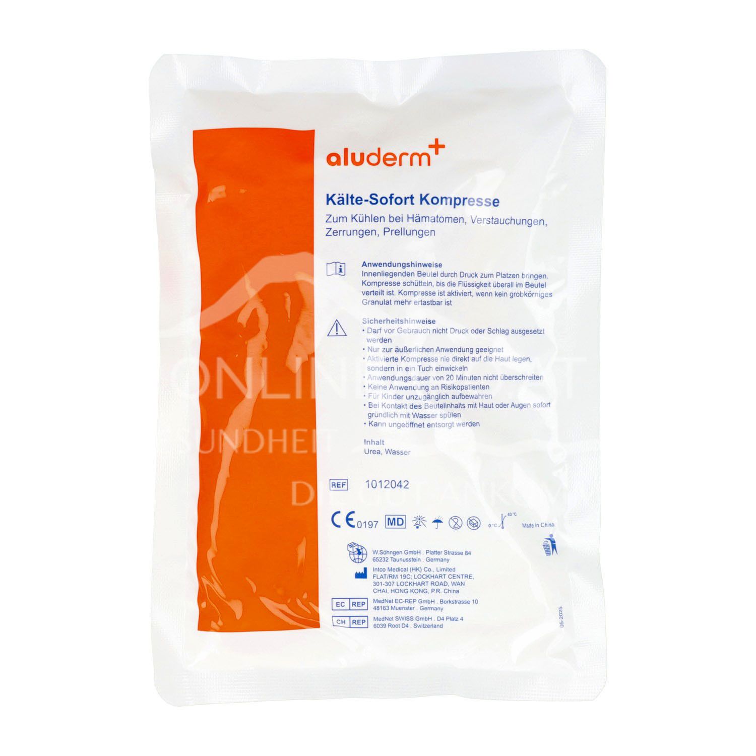 	aluderm® Kälte-Sofortkompresse klein, 20 x 15 cm