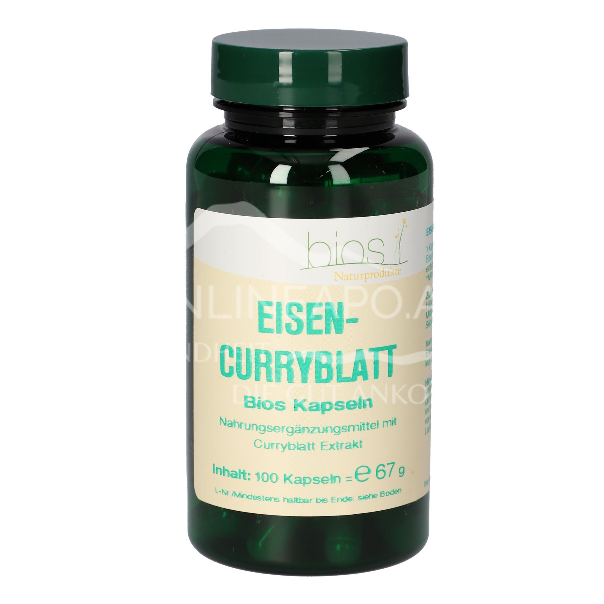 Bios Iron Curry Leaf Capsules