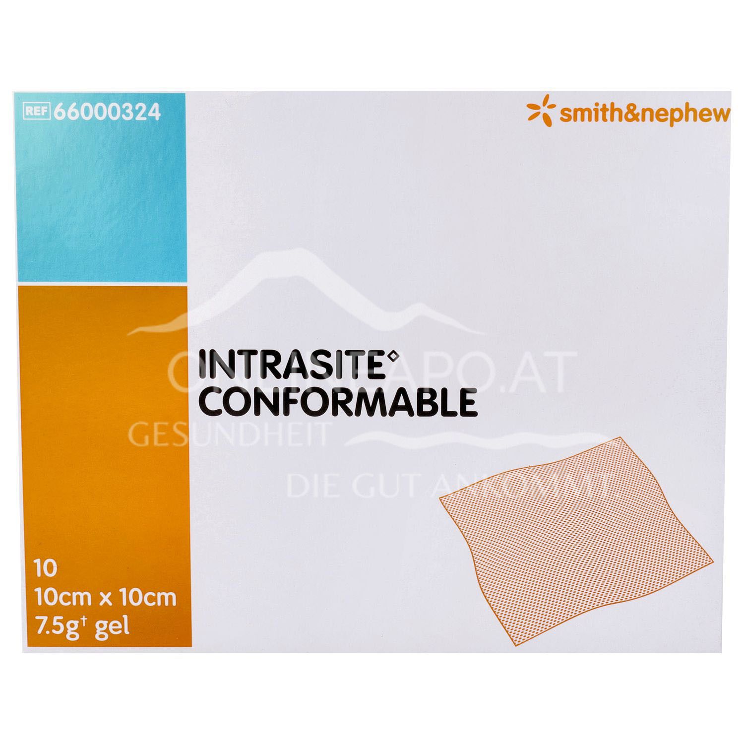 INTRASITE CONFORMABLE Hydrogel-Wundverband steril, 10 x 10 cm/7,5 g Gel