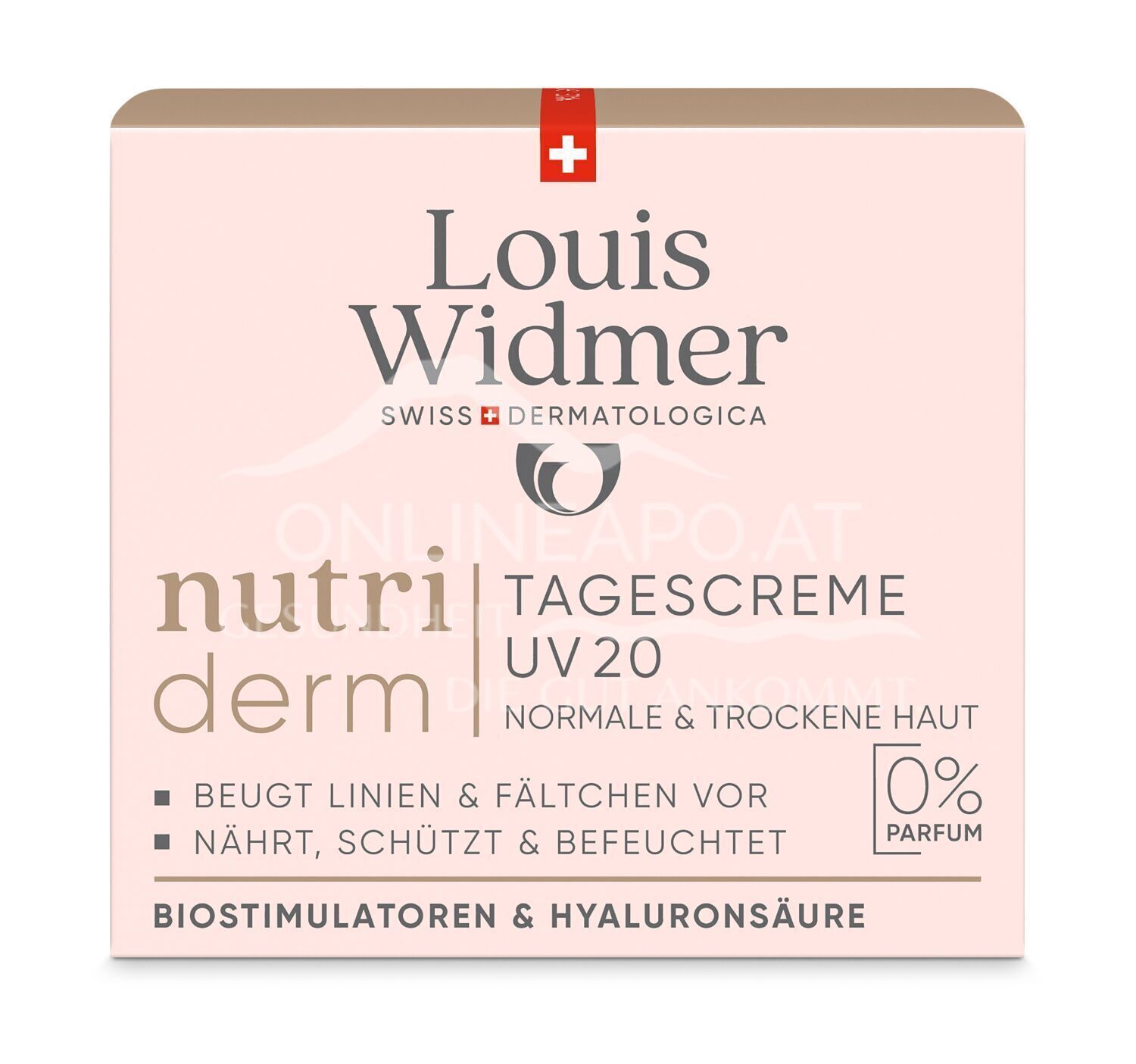 Louis Widmer nutriderm Tagescreme UV 20 - ohne Parfum