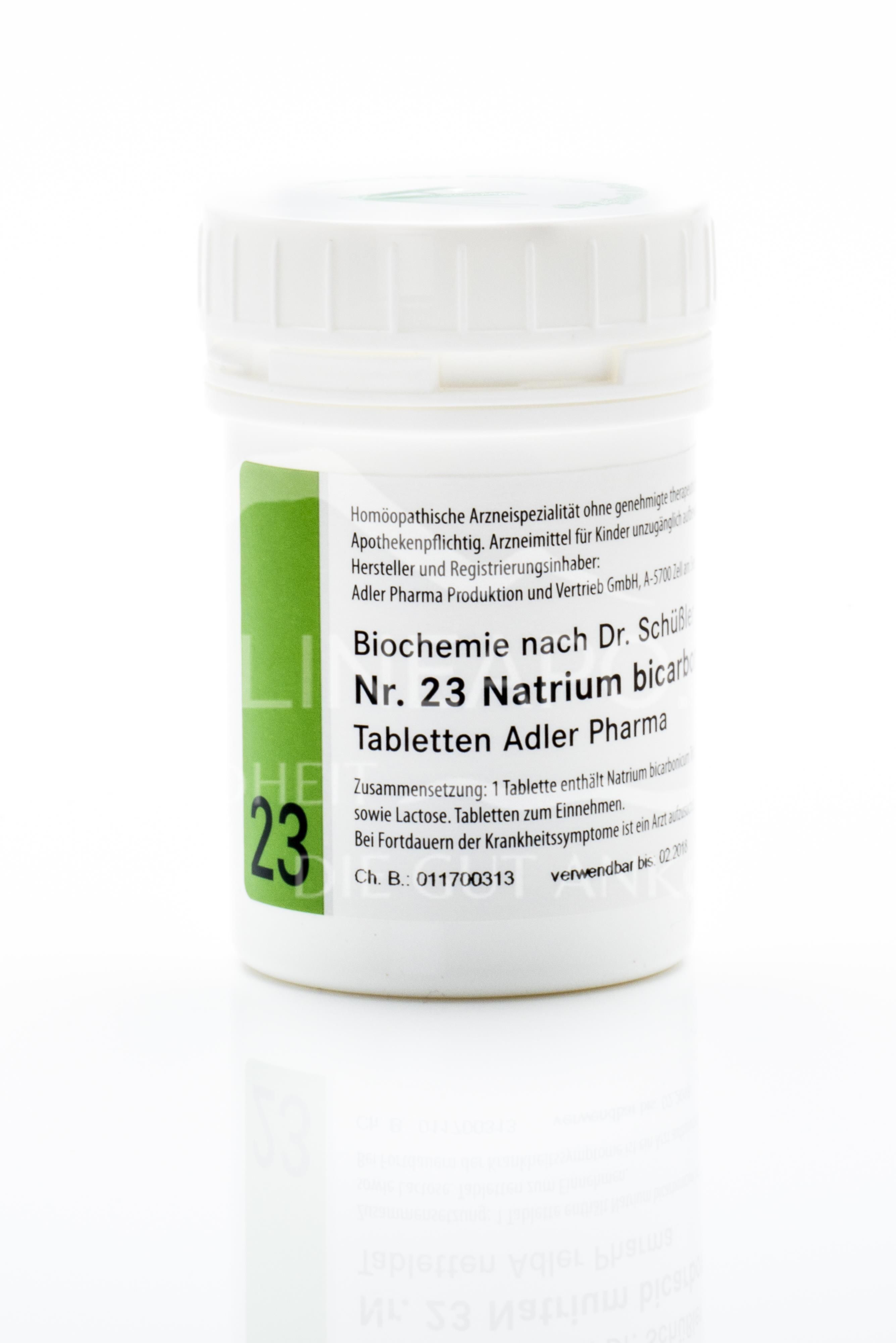 Schüßler Salz Adler Nr. 23 Natrium bicarbonicum D12 Tabletten