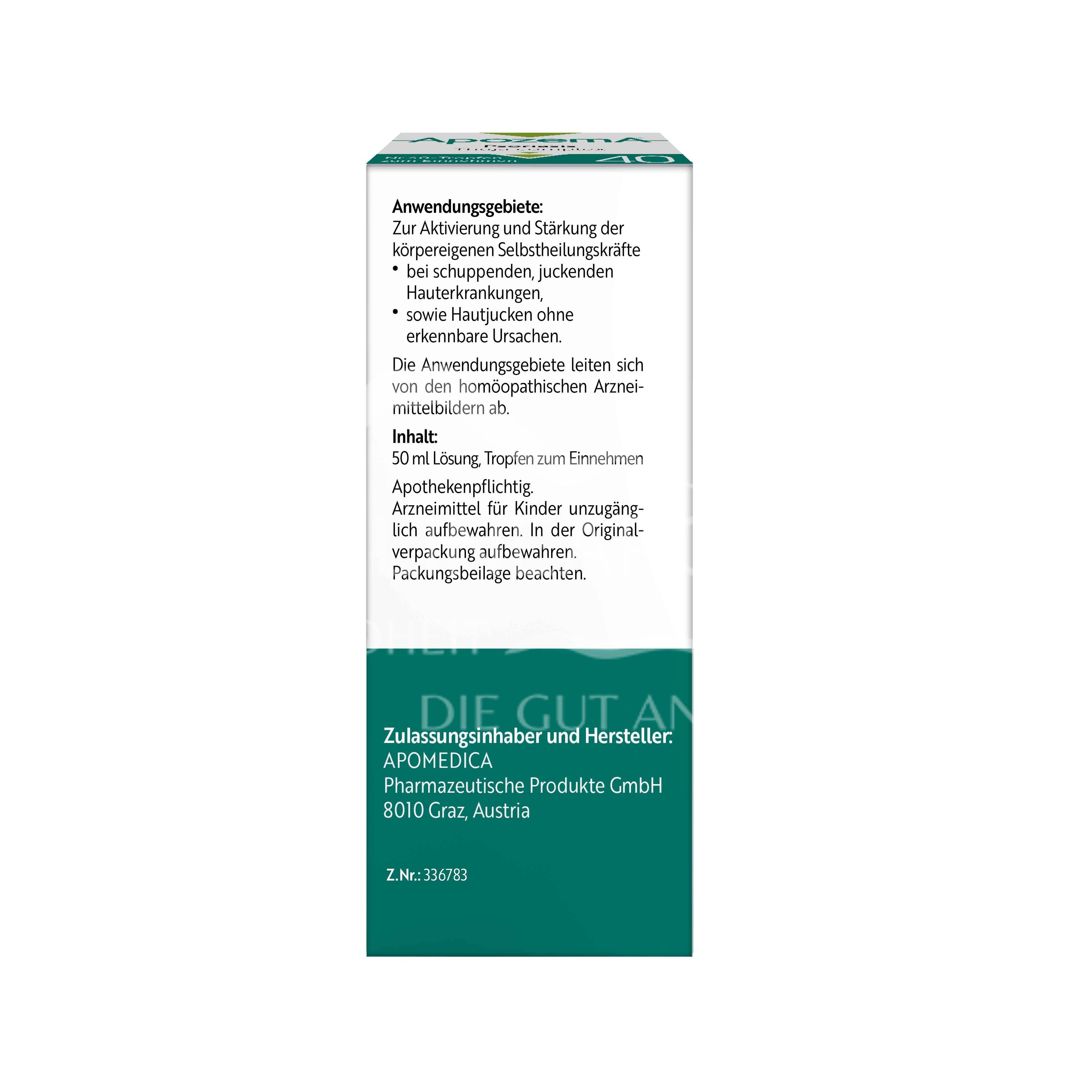 Apozema® Psoriasis Thuja complex No. 40 drops for oral use