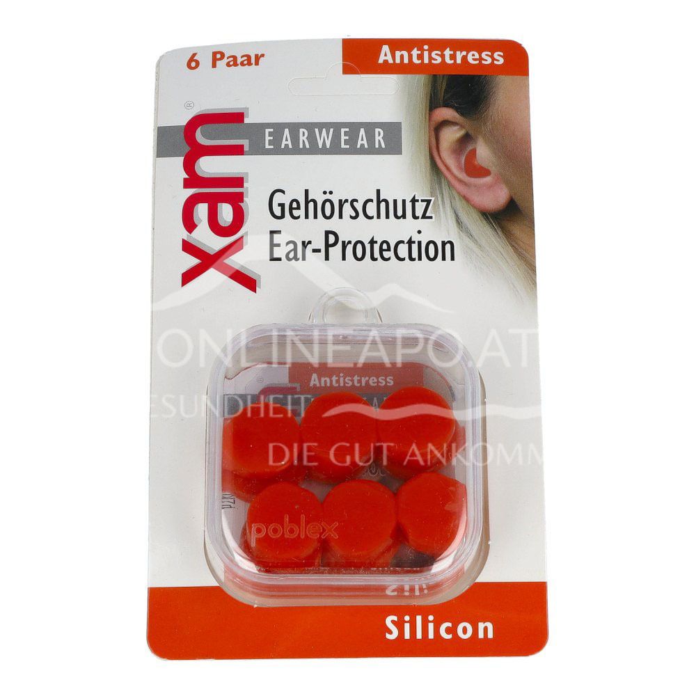 xam® Earwear Gehörschutz Antistress Silikon - Orange