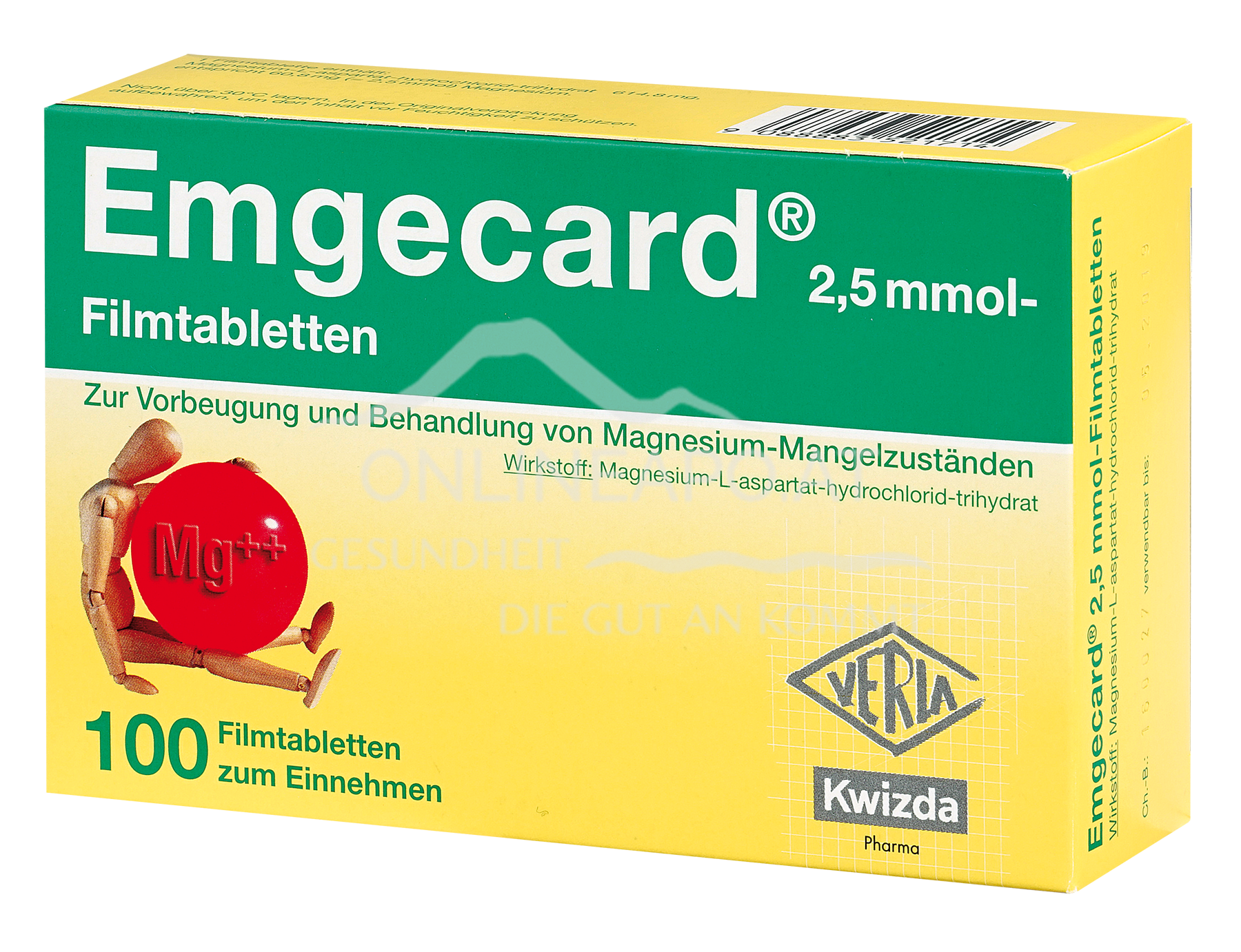 Emgecard 2,5 mmol Filmtabletten
