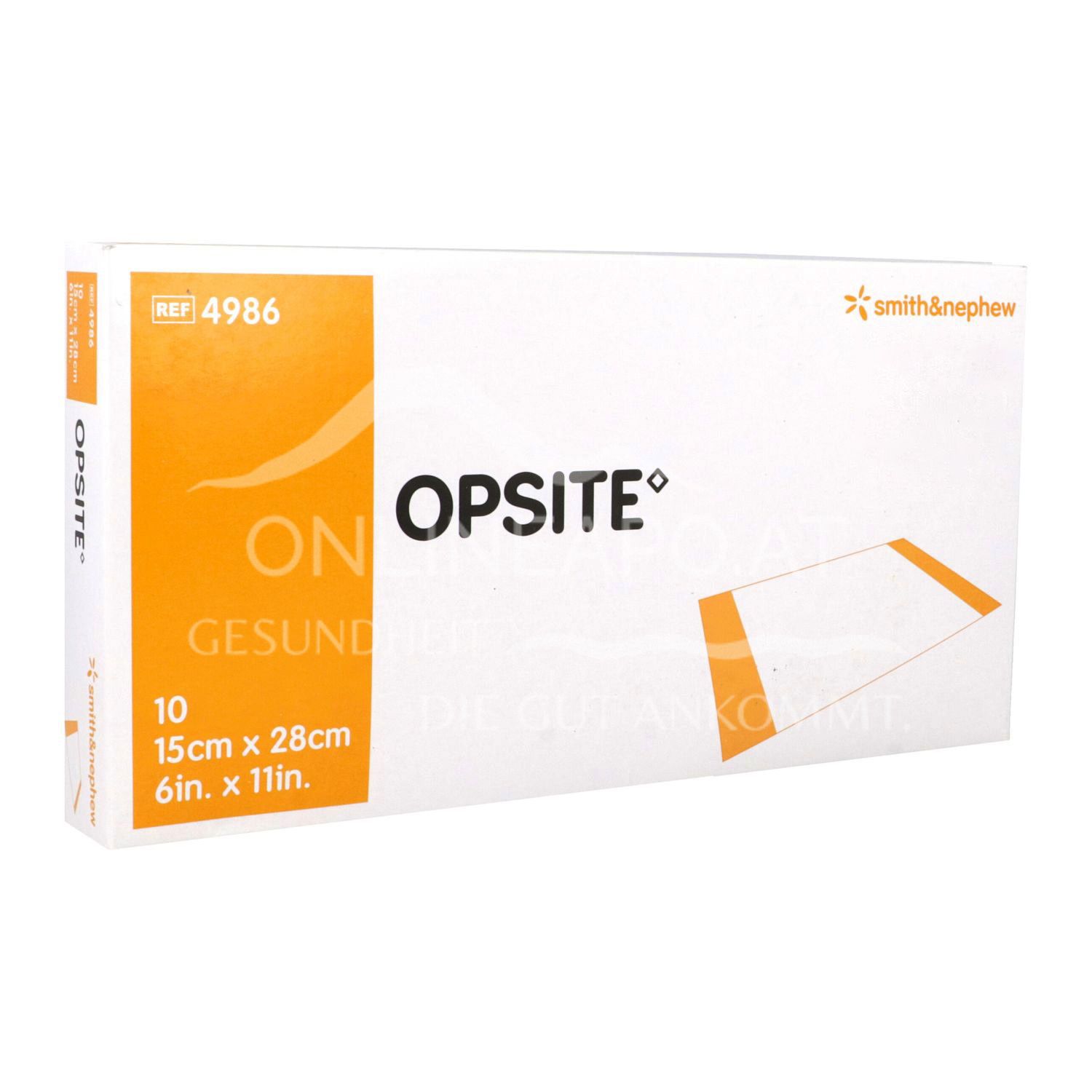 OPSITE Inzisionsfolie steril, 15 x 28 cm