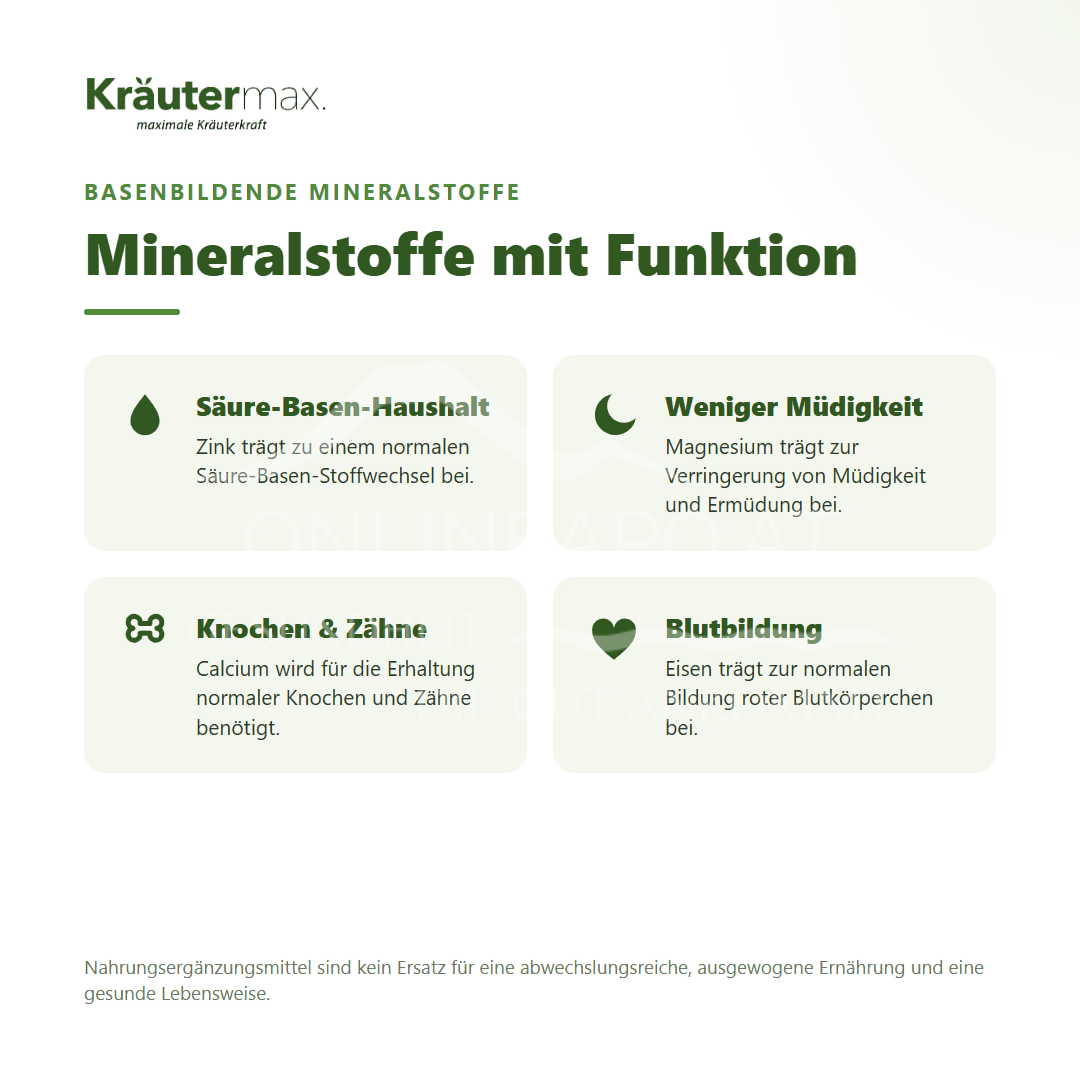 Kräutermax Basen plus Kapseln
