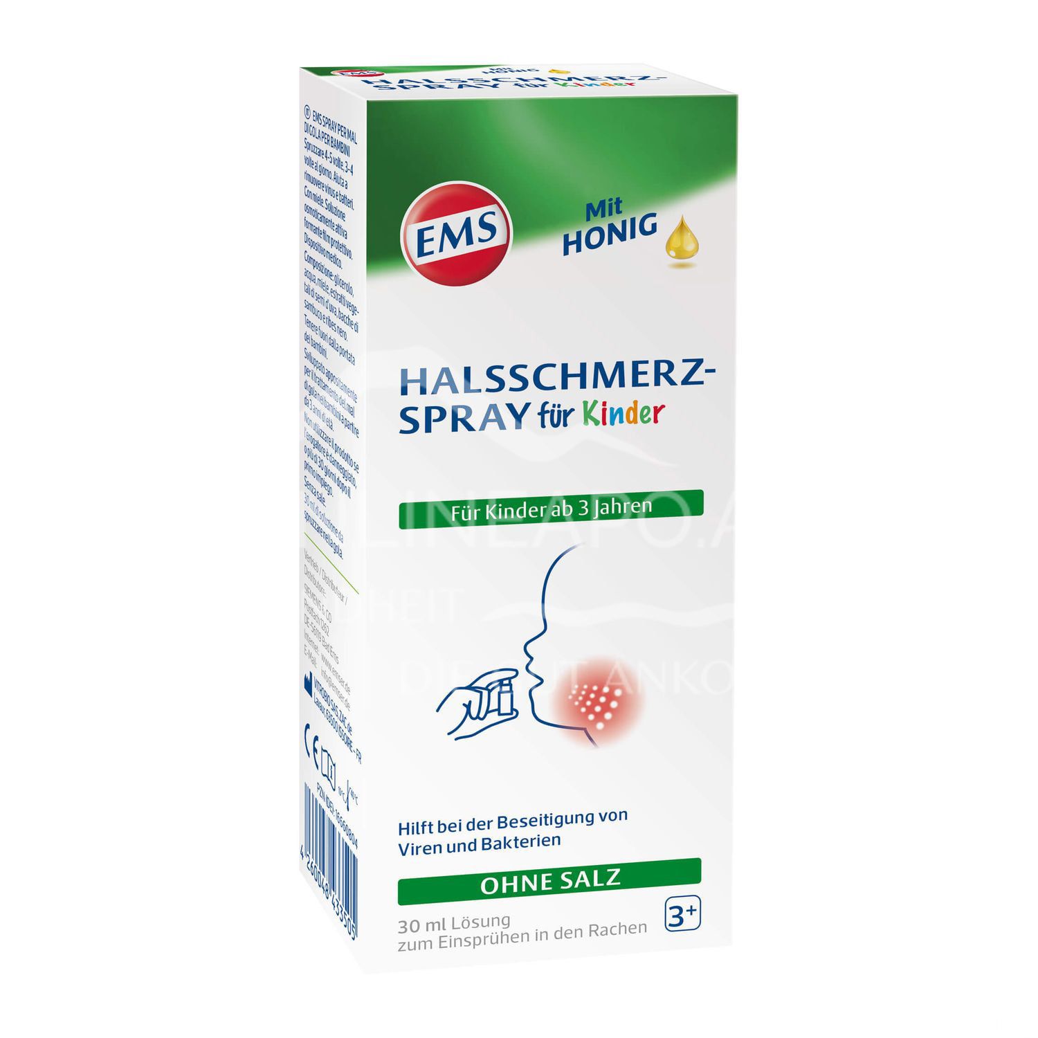 Emser® Halsschmerz-Spray für Kinder mit Honig