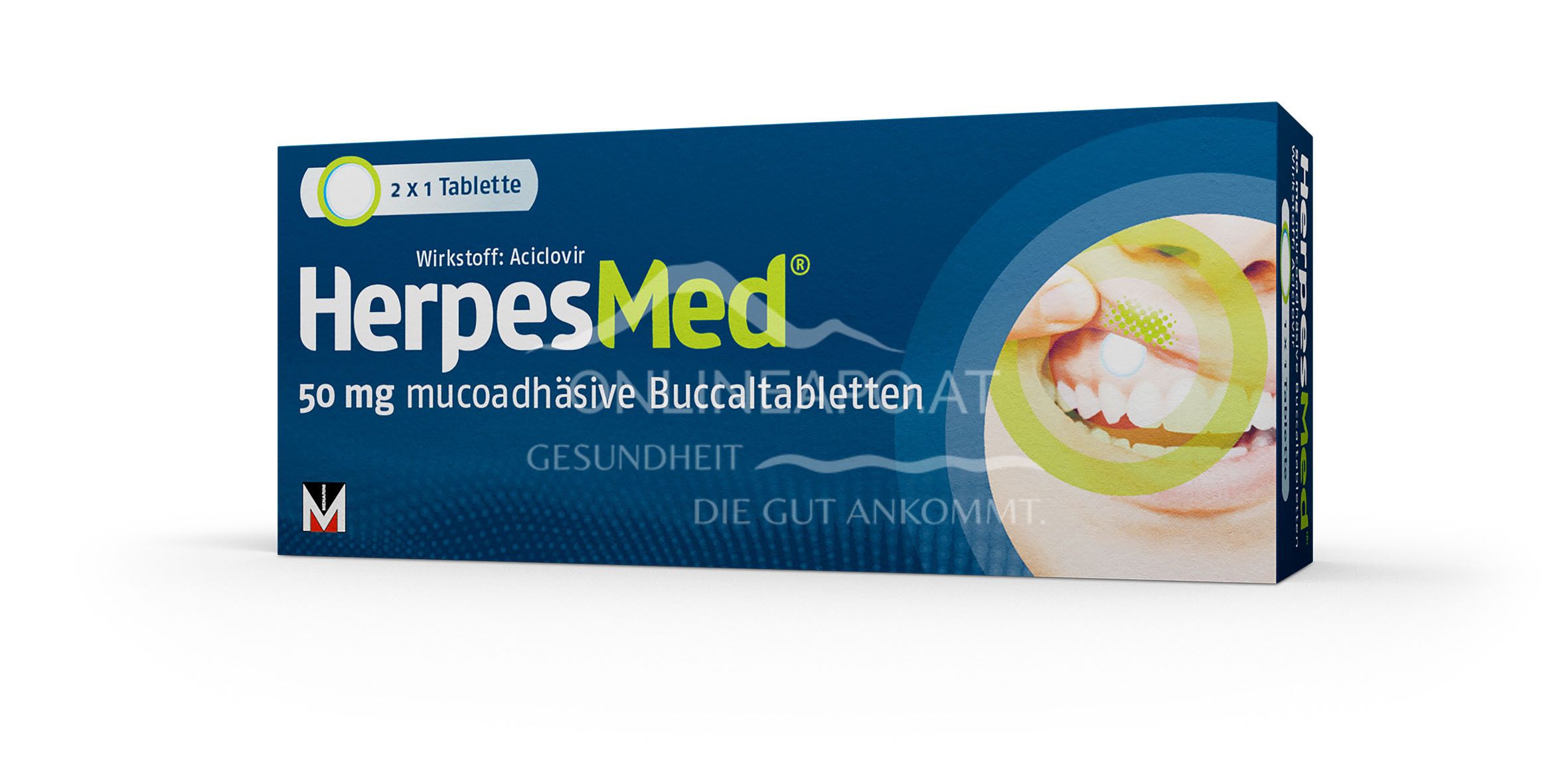 HerpesMed® 50 mg mucoadhesive buccal tablets
