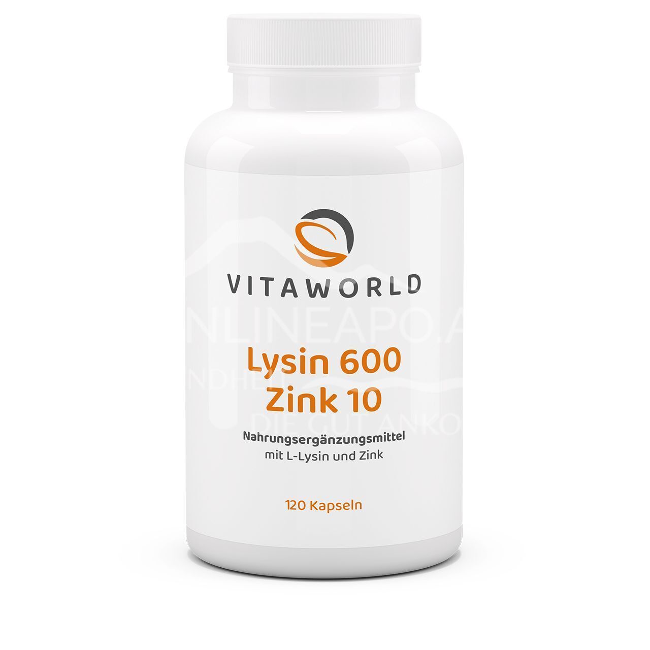 Vitalworld Lysin 600 mg plus Zink 10 mg Kapseln