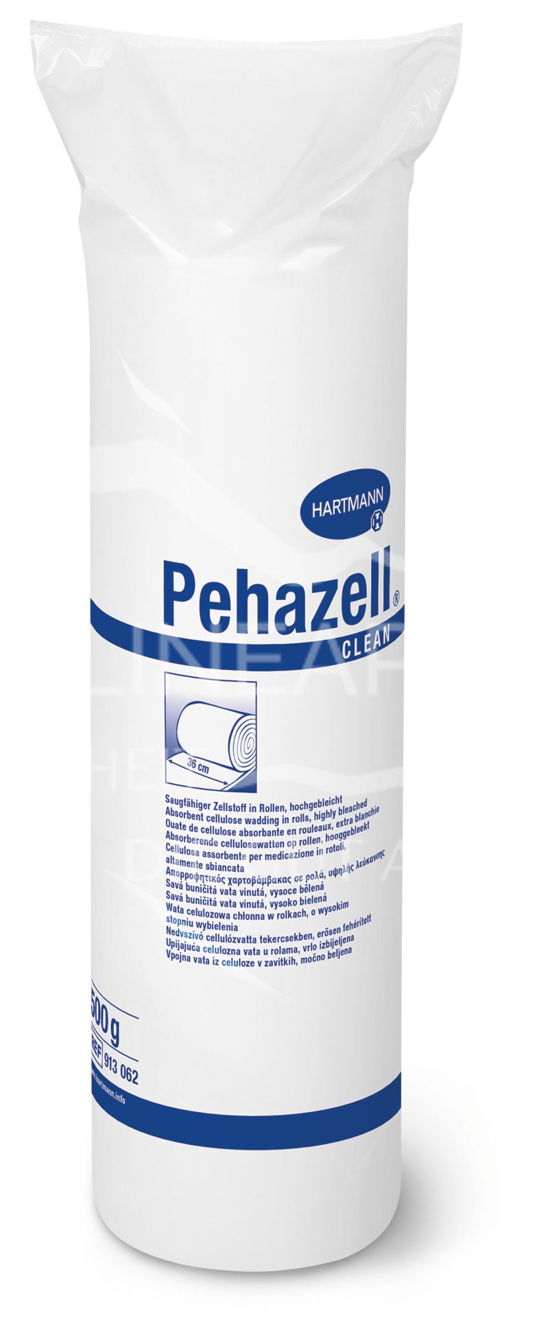 Pehazell® Clean saugfähiger Zellstoff, Rolle, hochgebleicht, 36 cm