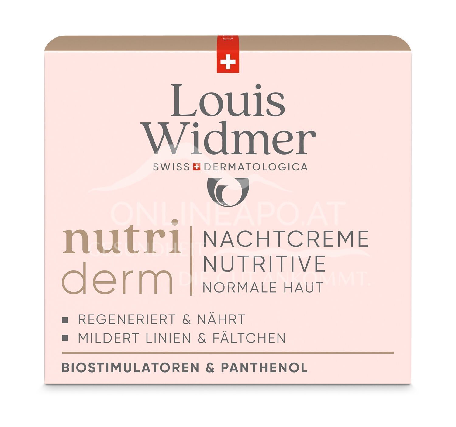 Louis Widmer nutriderm Nachtcreme Nutritive - leicht parfümiert