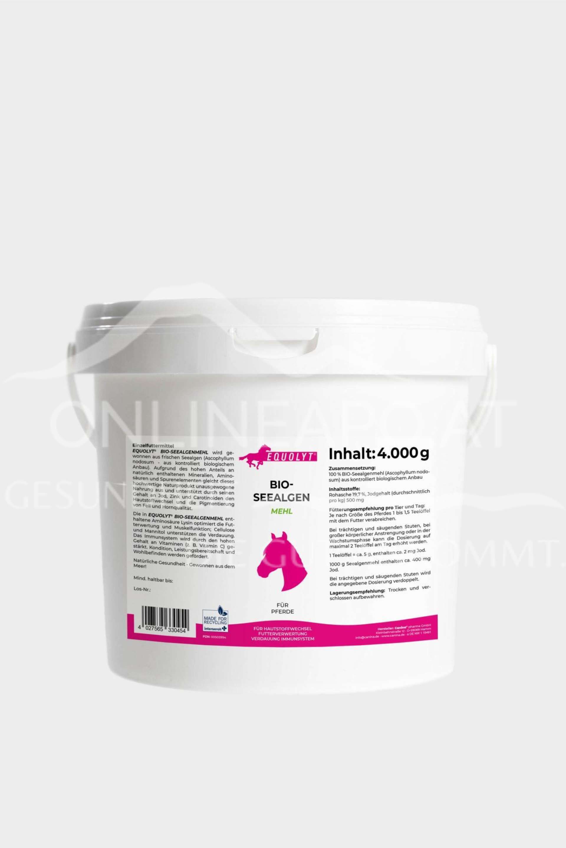 Canina® EQUOLYT Bio-Seealgenmehl Pulver für Pferde
