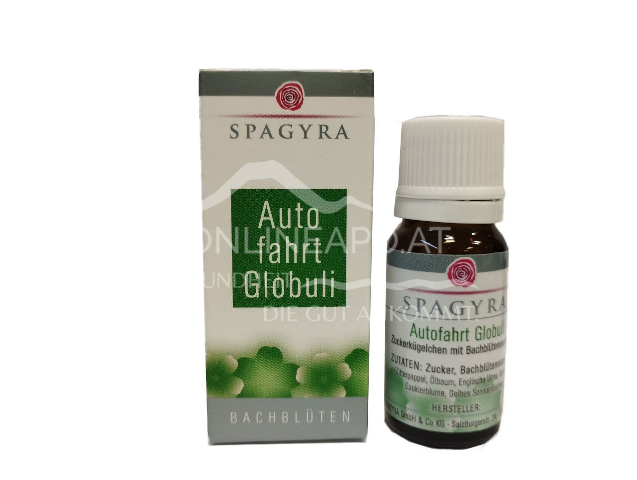 Spagyra Autofahrt Bachblüten Globuli