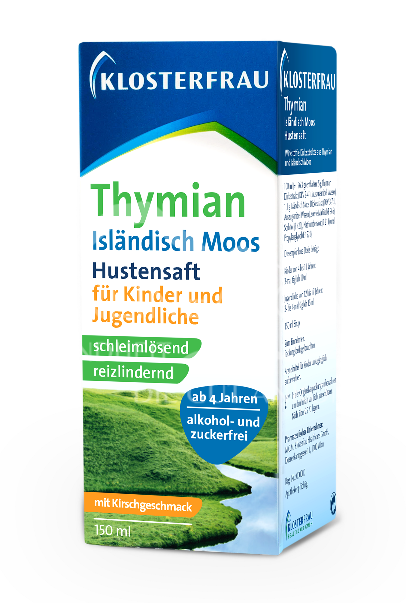 Klosterfrau Thymian Isländisch Moos Hustensaft für Kinder und Jugendliche