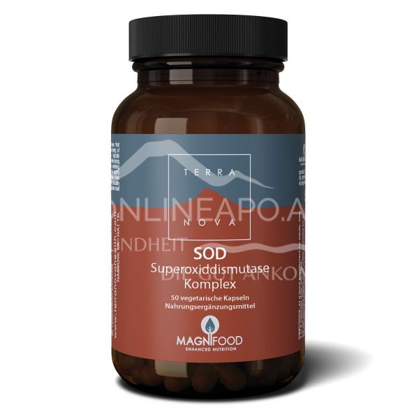 Terra Nova SOD Superoxide Dismutase Complex Capsules