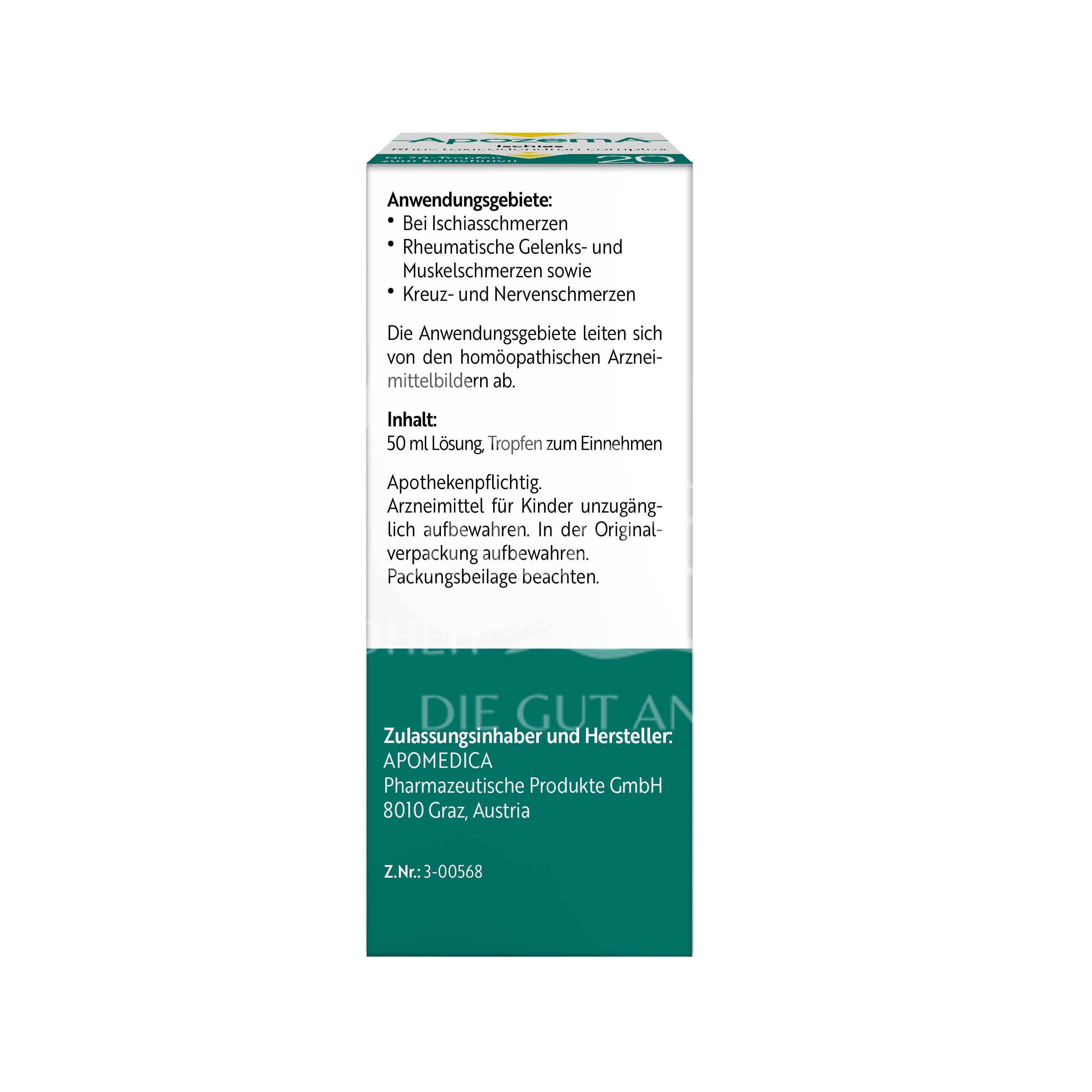 Apozema® Ischias Rhus toxicodendron complex No. 20 drops for oral use