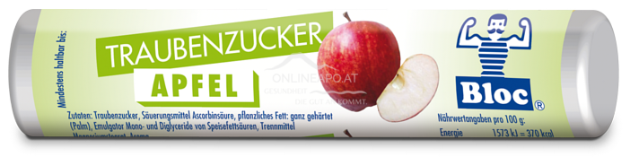 Bloc® Traubenzucker Rolle Apfel