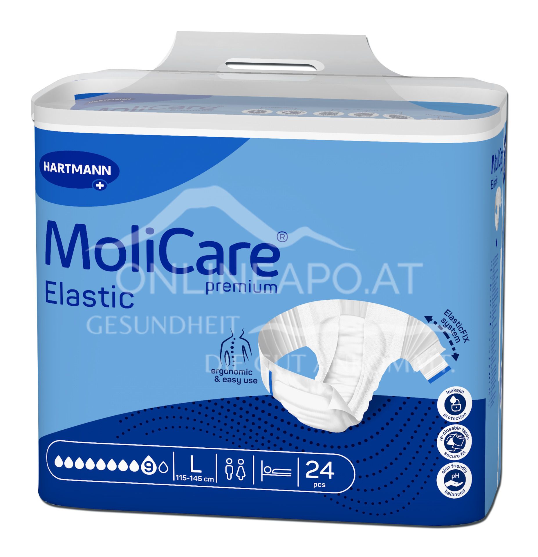 MoliCare® Premium Elastic 10 drops incontinence briefs Medium