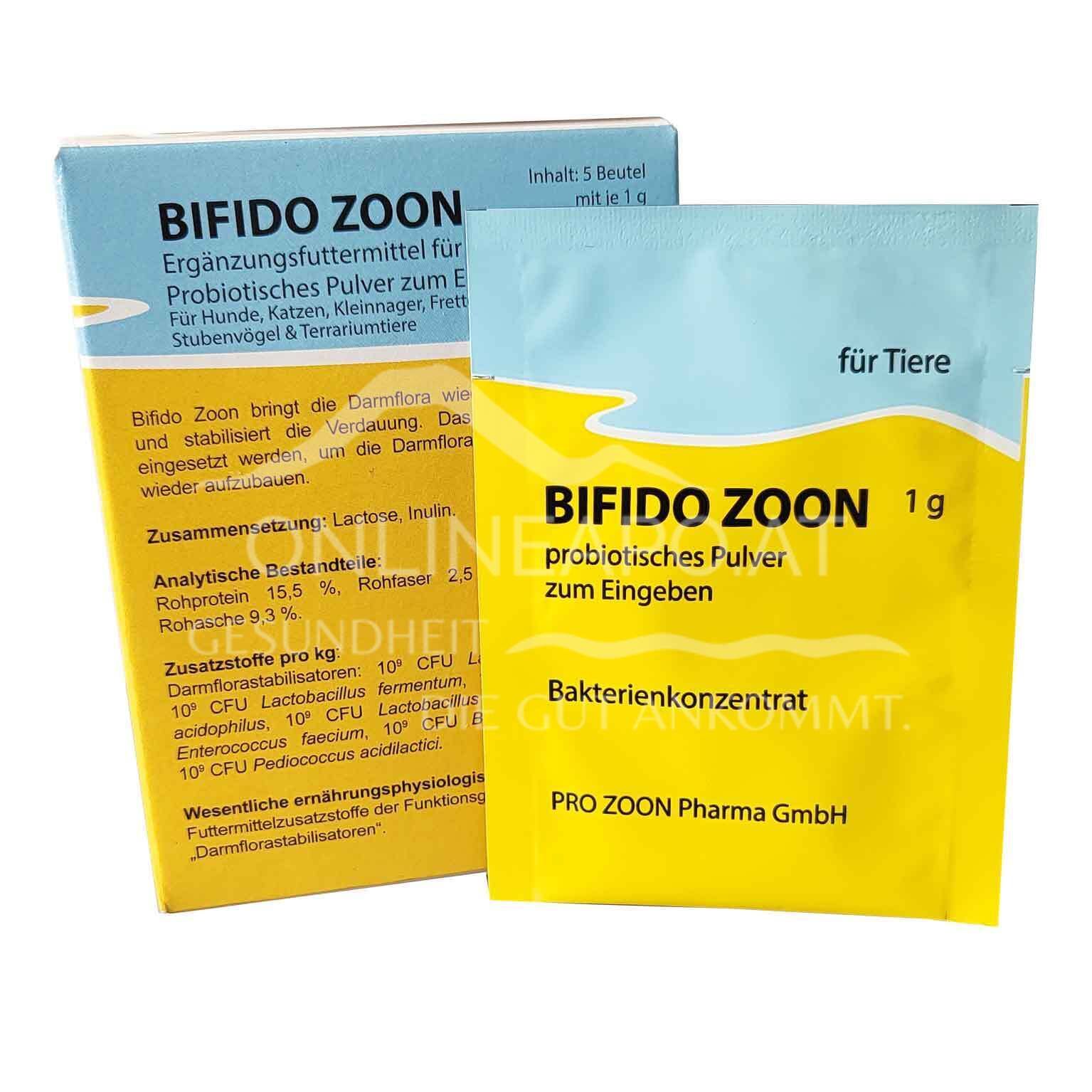 Pro Zoon Bifido Zoon Probiotisches Pulver zum Eingeben Sachets 1 g