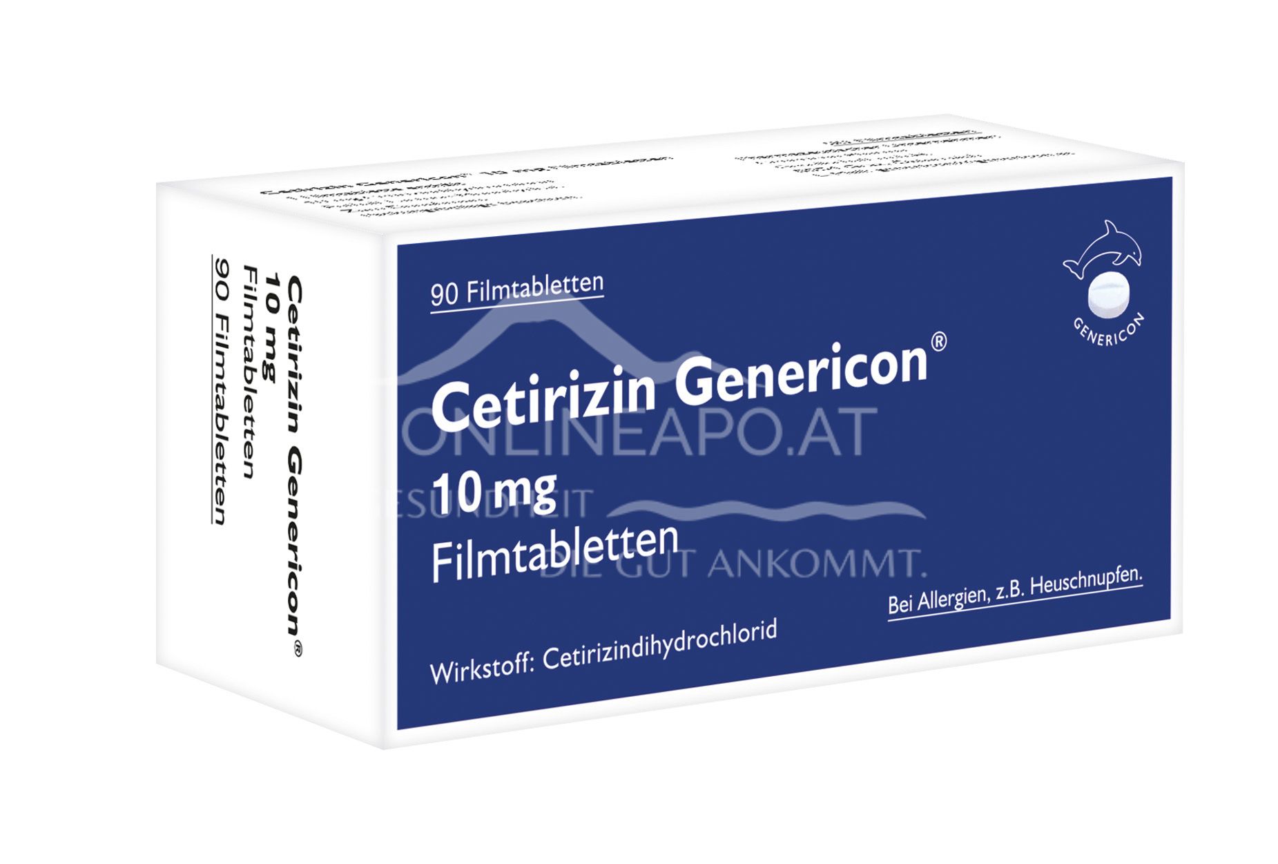Cetirizine Genericon® 10 mg film-coated tablets