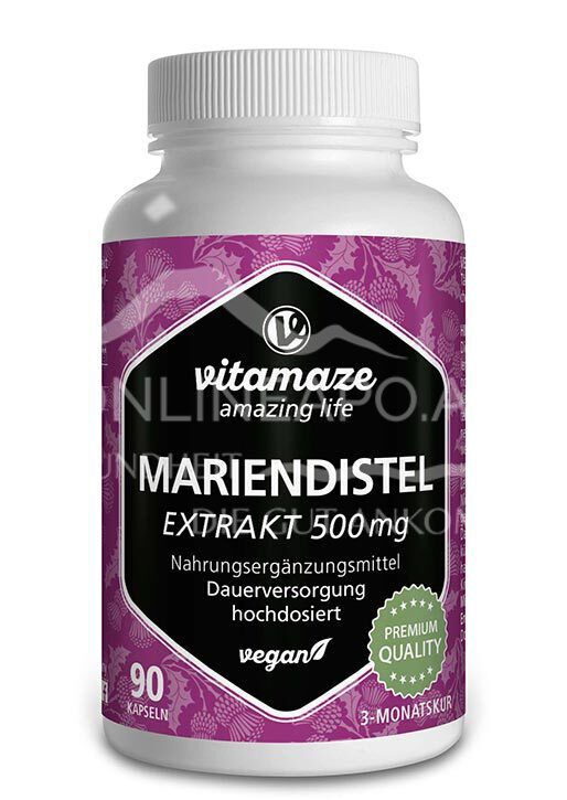 Vitamaze Mariendistel Extrakt 500 mg Kapseln