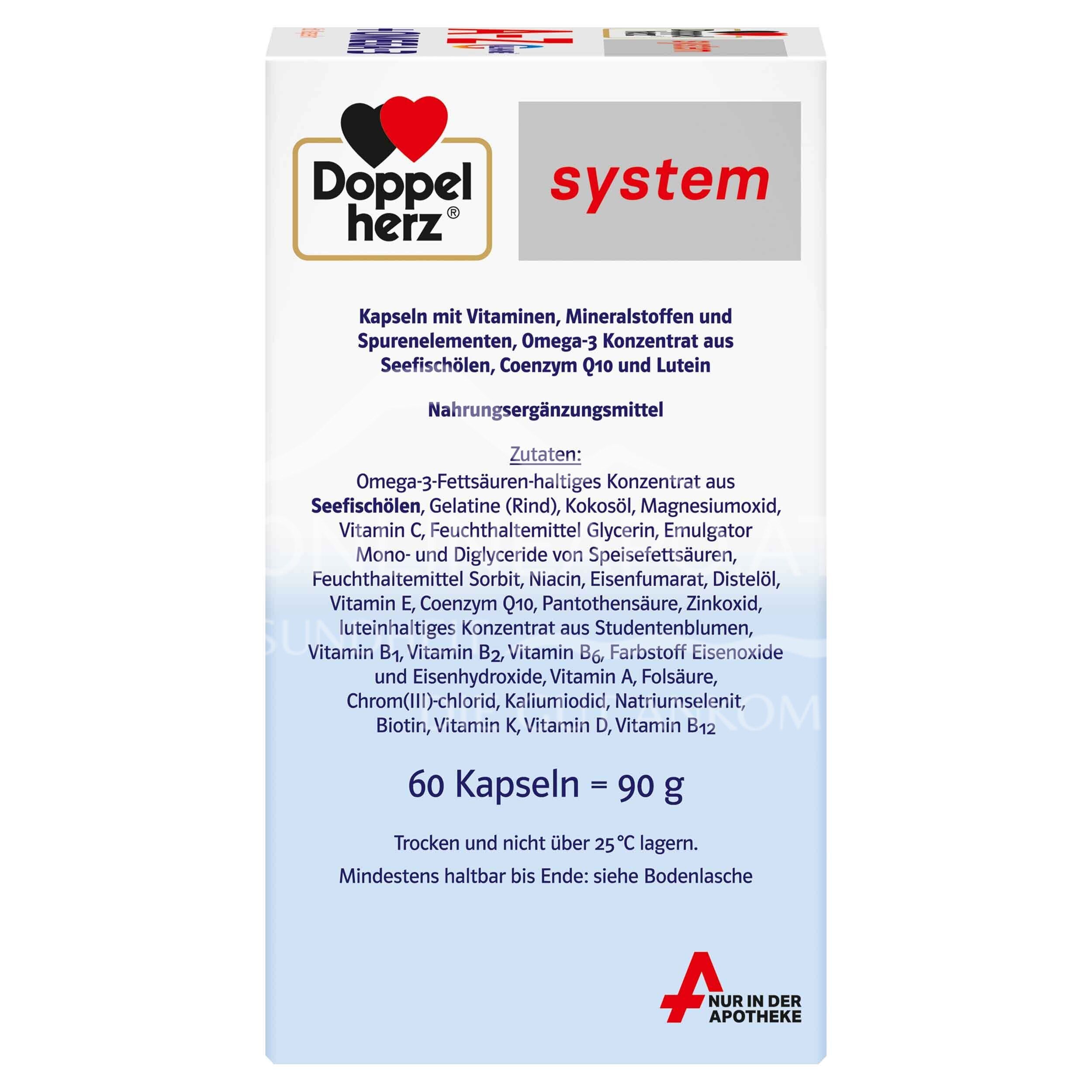 Double Heart System A-Z + OMEGA-3 ALL-IN-ONE* Capsules
