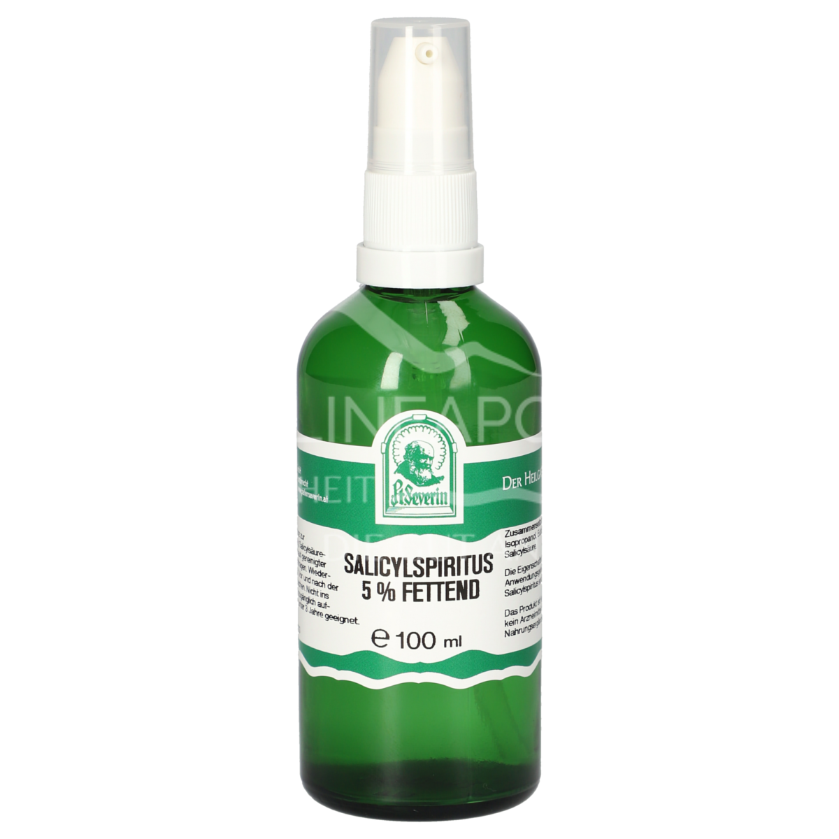 Pater Severin Salicylspiritus 5% fettend Spray