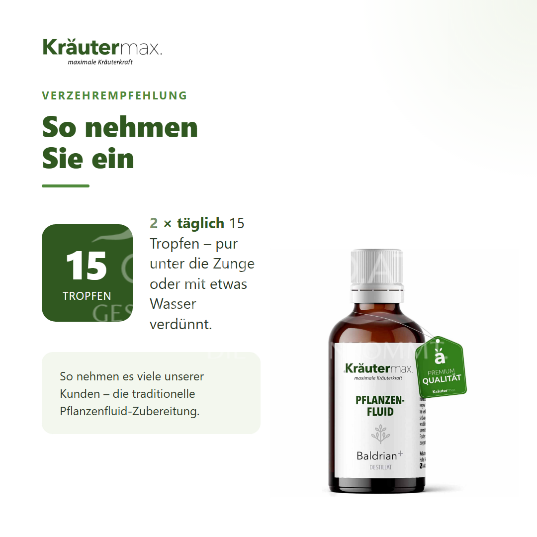 Kräutermax Baldrian plus Tropfen