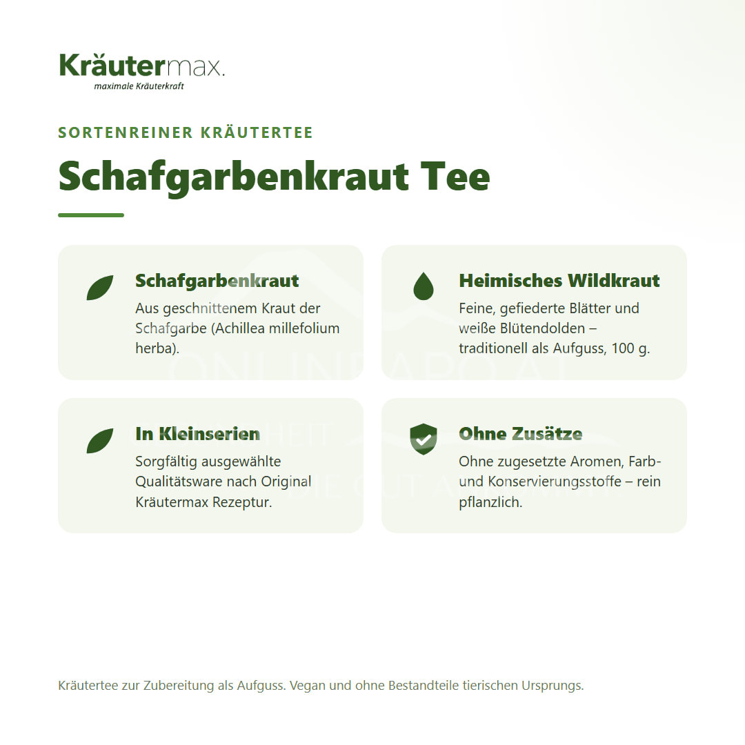 Kräutermax Schafgarbenkraut Tee