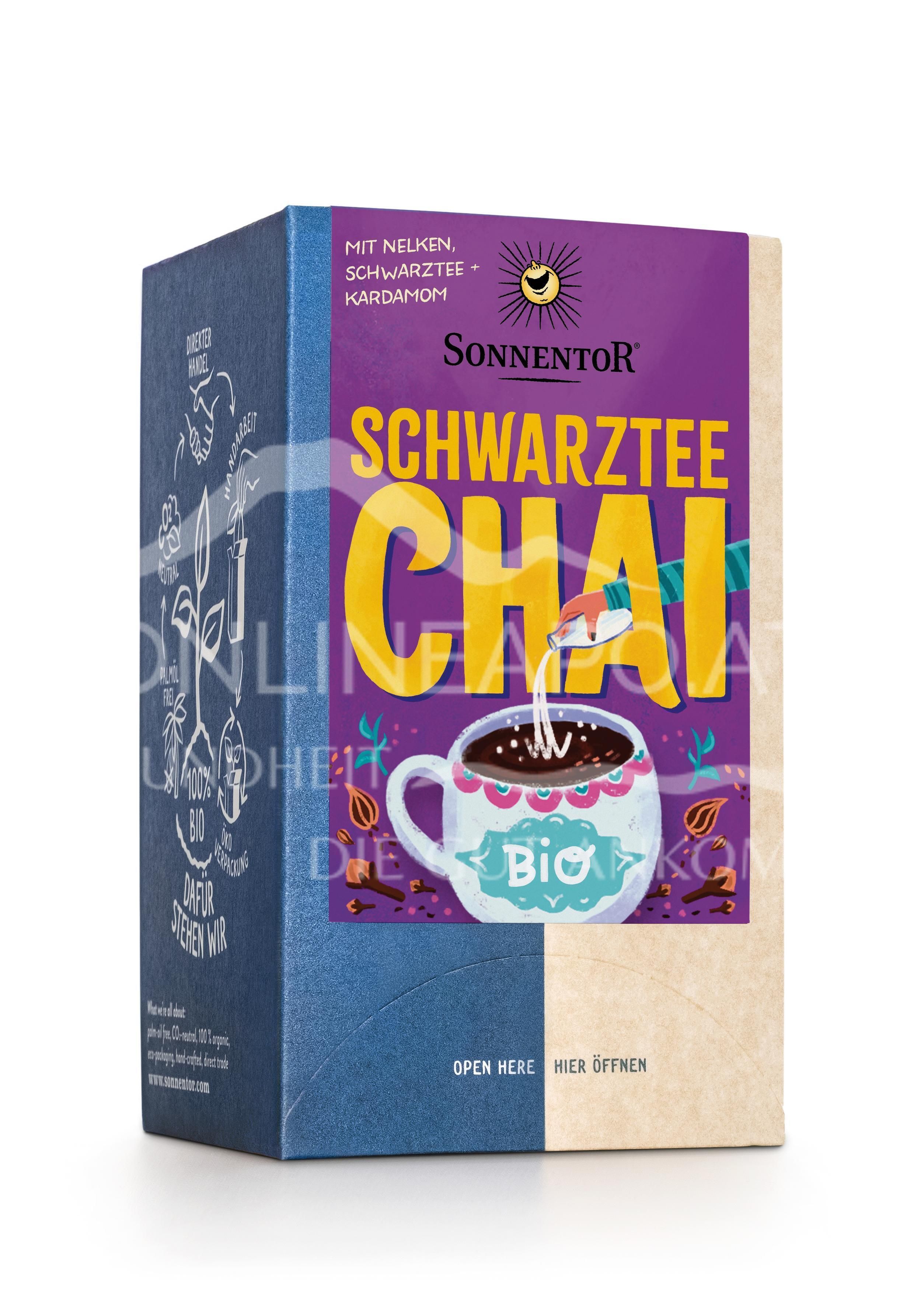 Sonnentor Schwarztee Chai, bio
