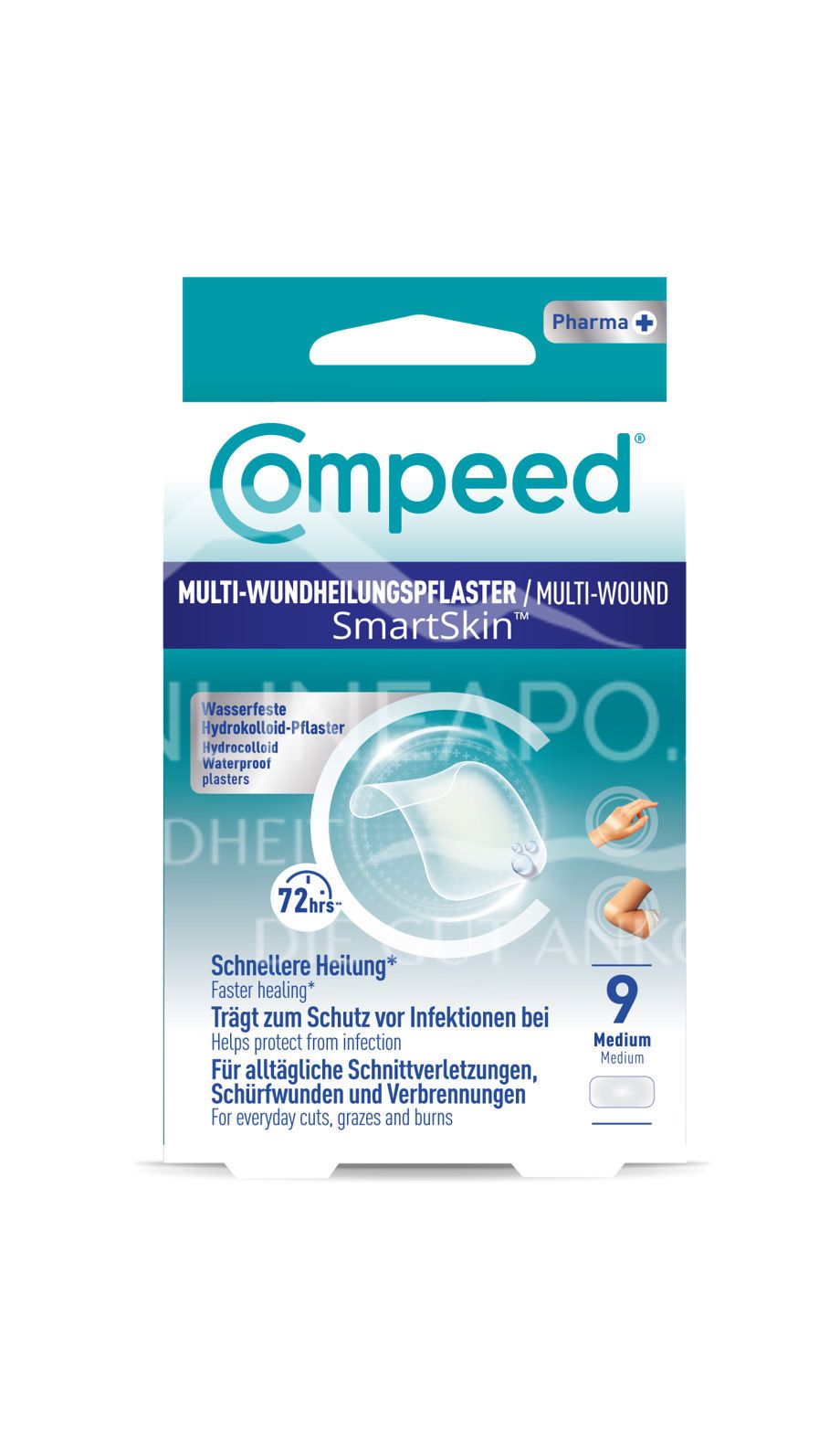 Compeed® Multi-Wundpflaster SmartSkin™ Mittel