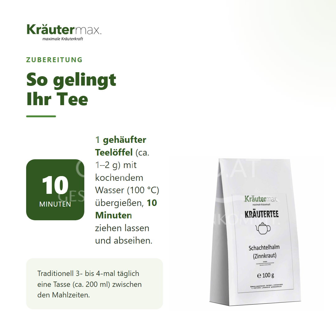Kräutermax Schachtelhalm Zinnkraut Tee