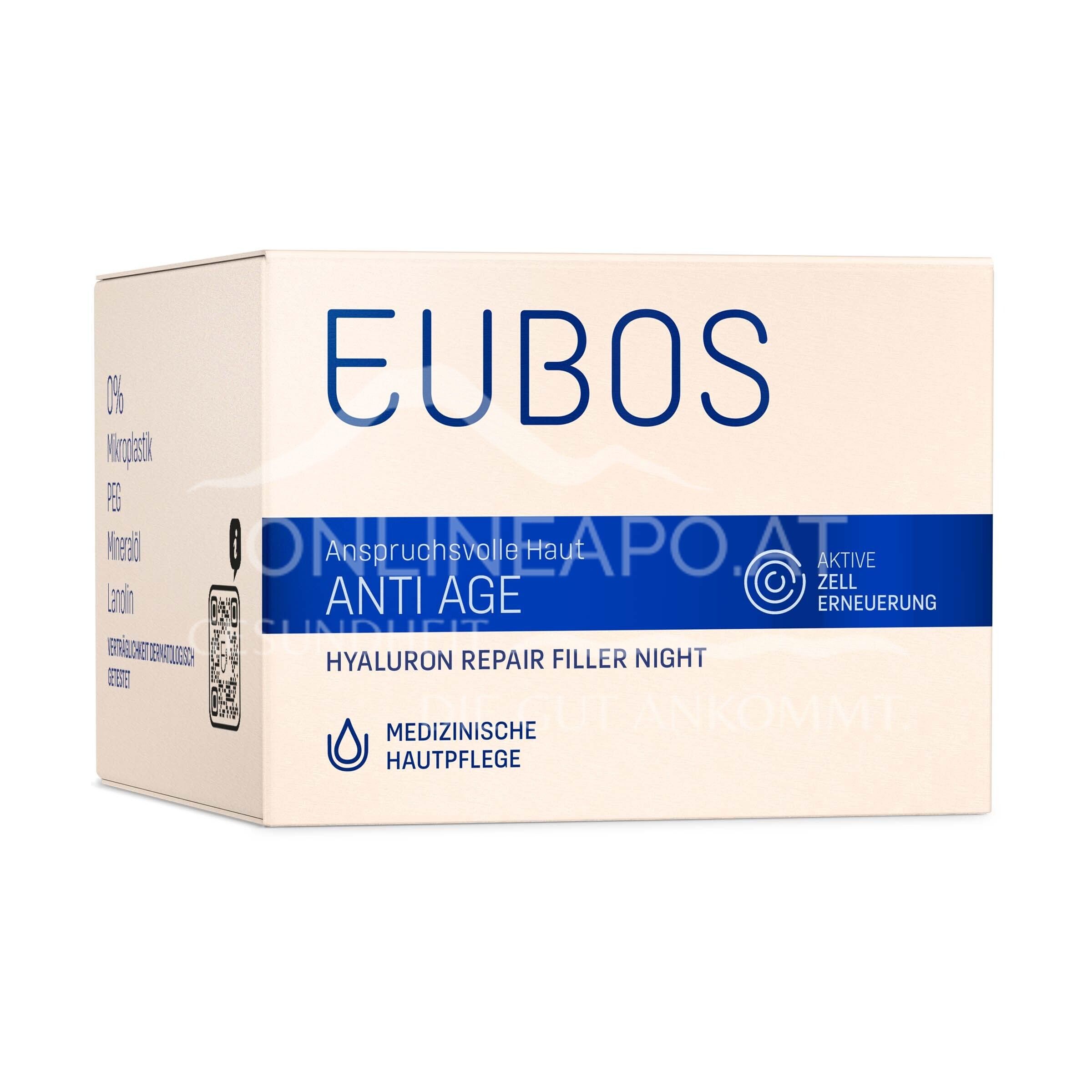 Eubos ANTI AGE HYALURON REPAIR FILLER NIGHT Creme