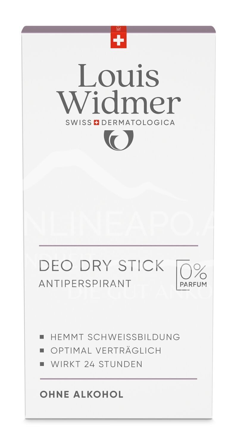 Louis Widmer Deo Dry Stick Antiperspirant - ohne Parfum