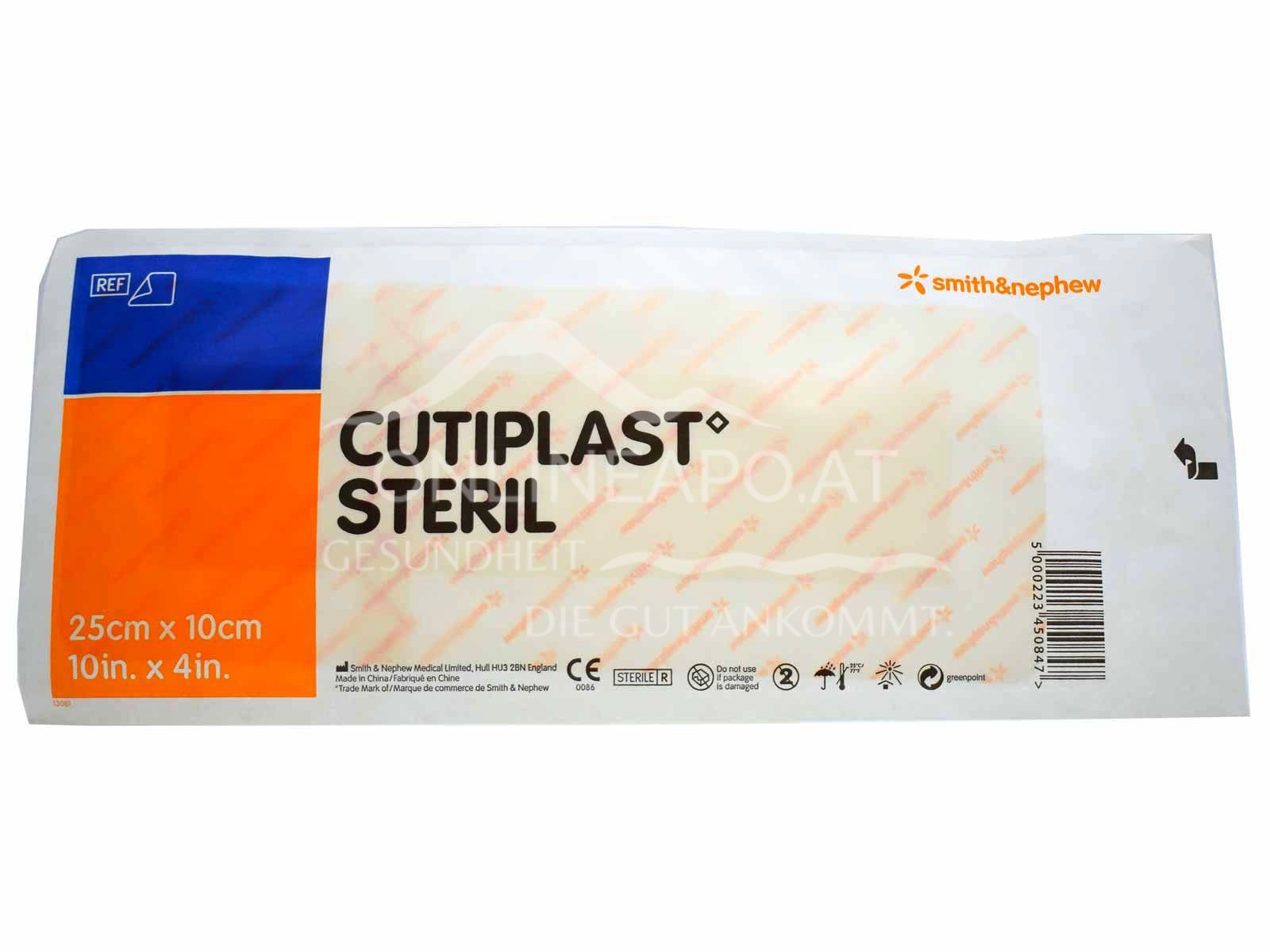 CUTIPLAST STERIL Wound dressing 25 x 10 cm
