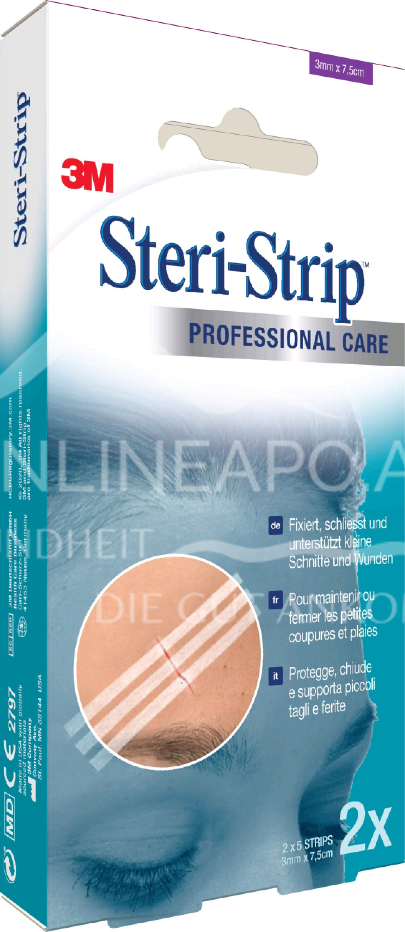 3M™ Steri-Strip™ Wundverschlussstreifen, 1540NP-12, 3 x 75 mm