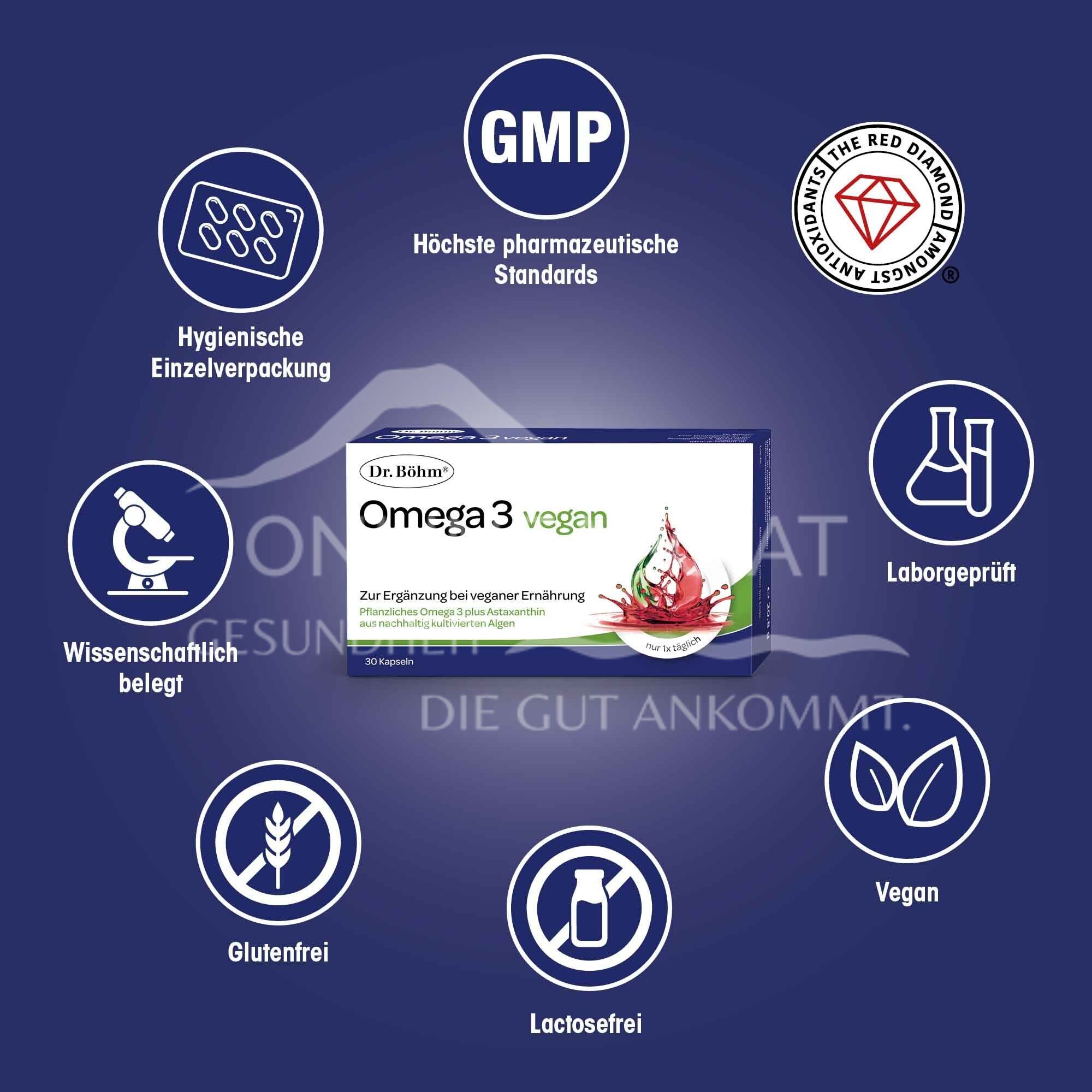 Dr Böhm® Omega 3 vegan capsules