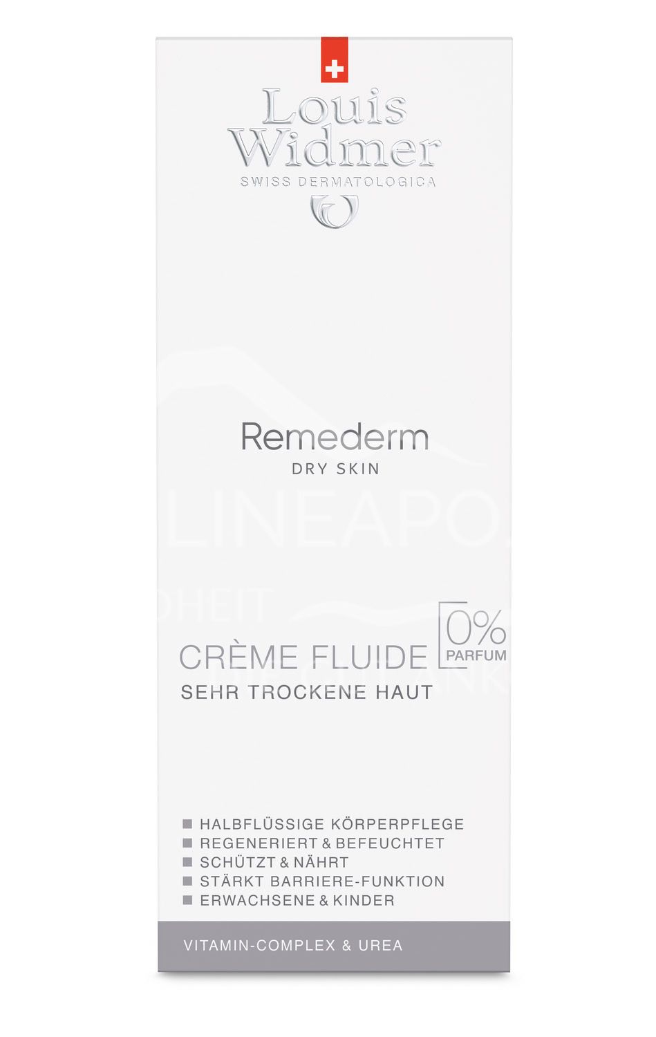 Louis Widmer Remederm Dry Skin Crème Fluide - ohne Parfum