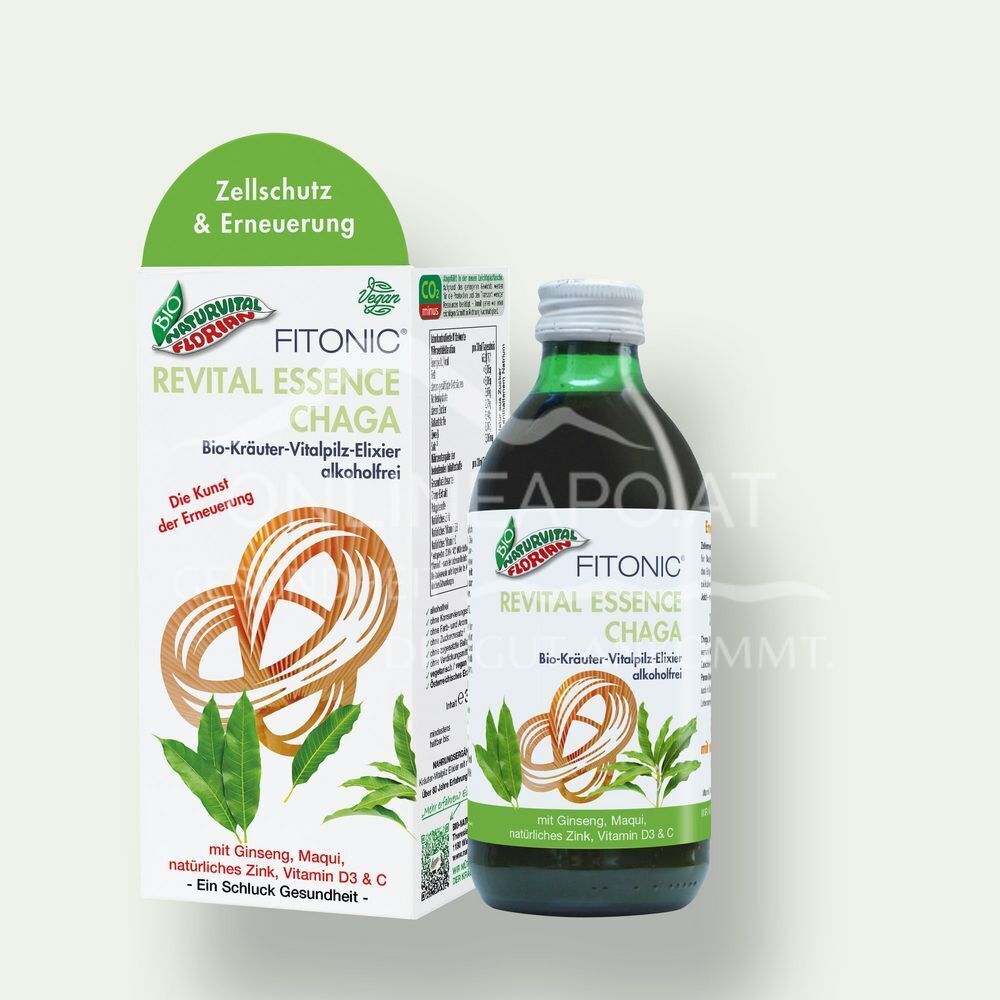 Bio Naturvital Florian Fitonic Revital Essence Chaga Bio-Kräuter-Vitalpilz-Elixier