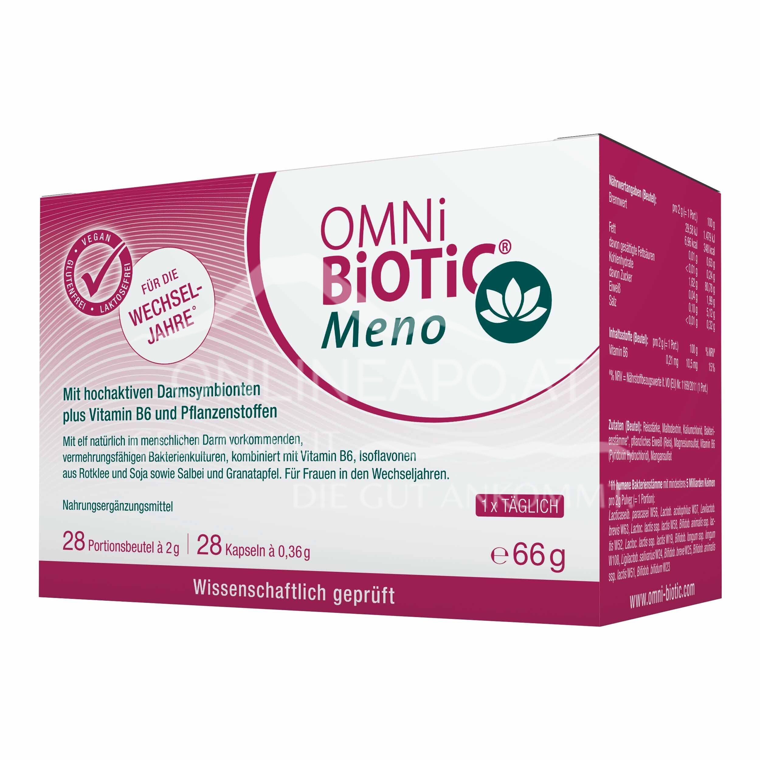 OMNi-BiOTiC® Meno Sachets + Kapseln