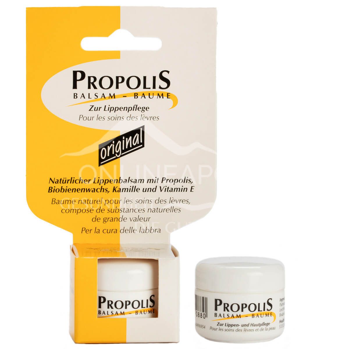 Propolis Lippen- und Hautpflege Balsam Tiegel