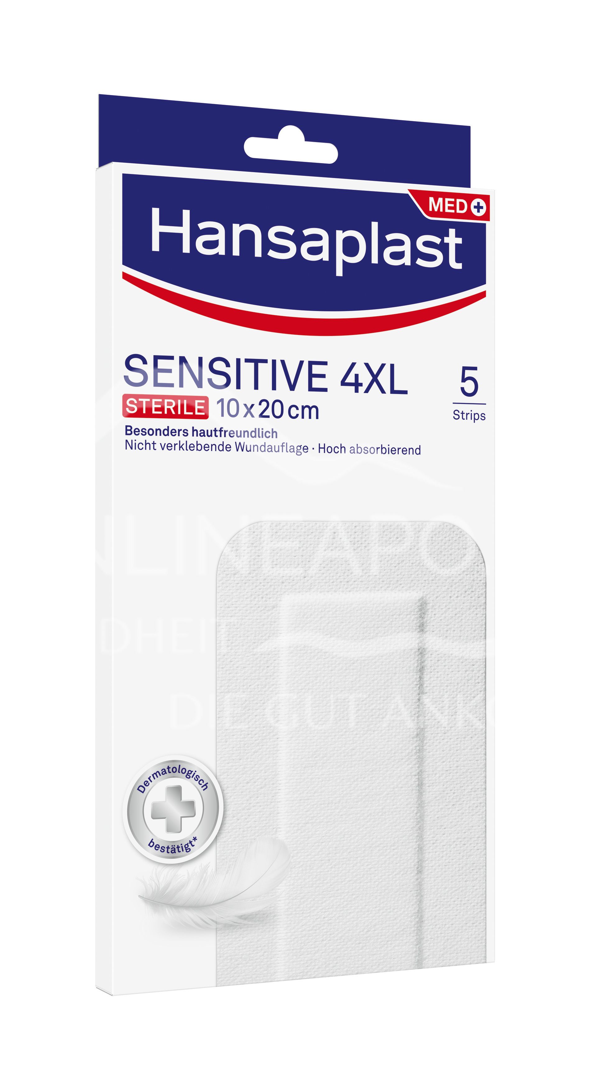 Hansaplast Sensitive 4XL Sterile Wundauflage 10 x 20 cm