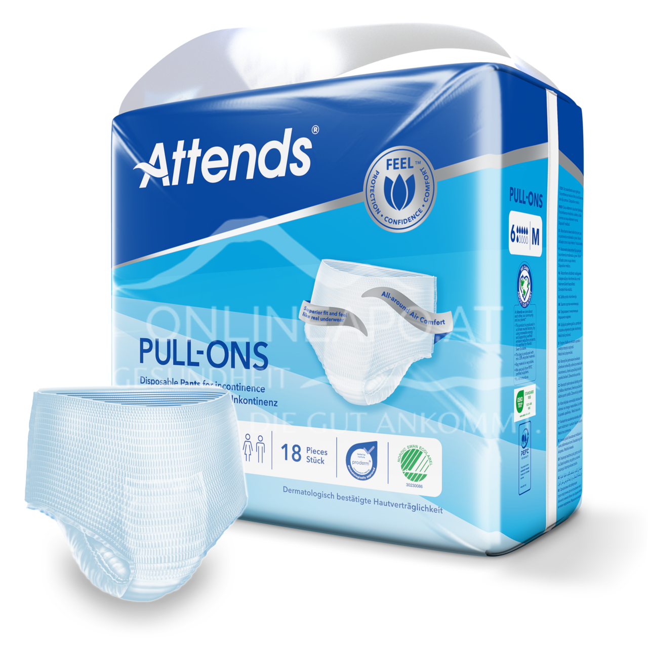 Attends Pull-Ons 6 M Einmalhosen
