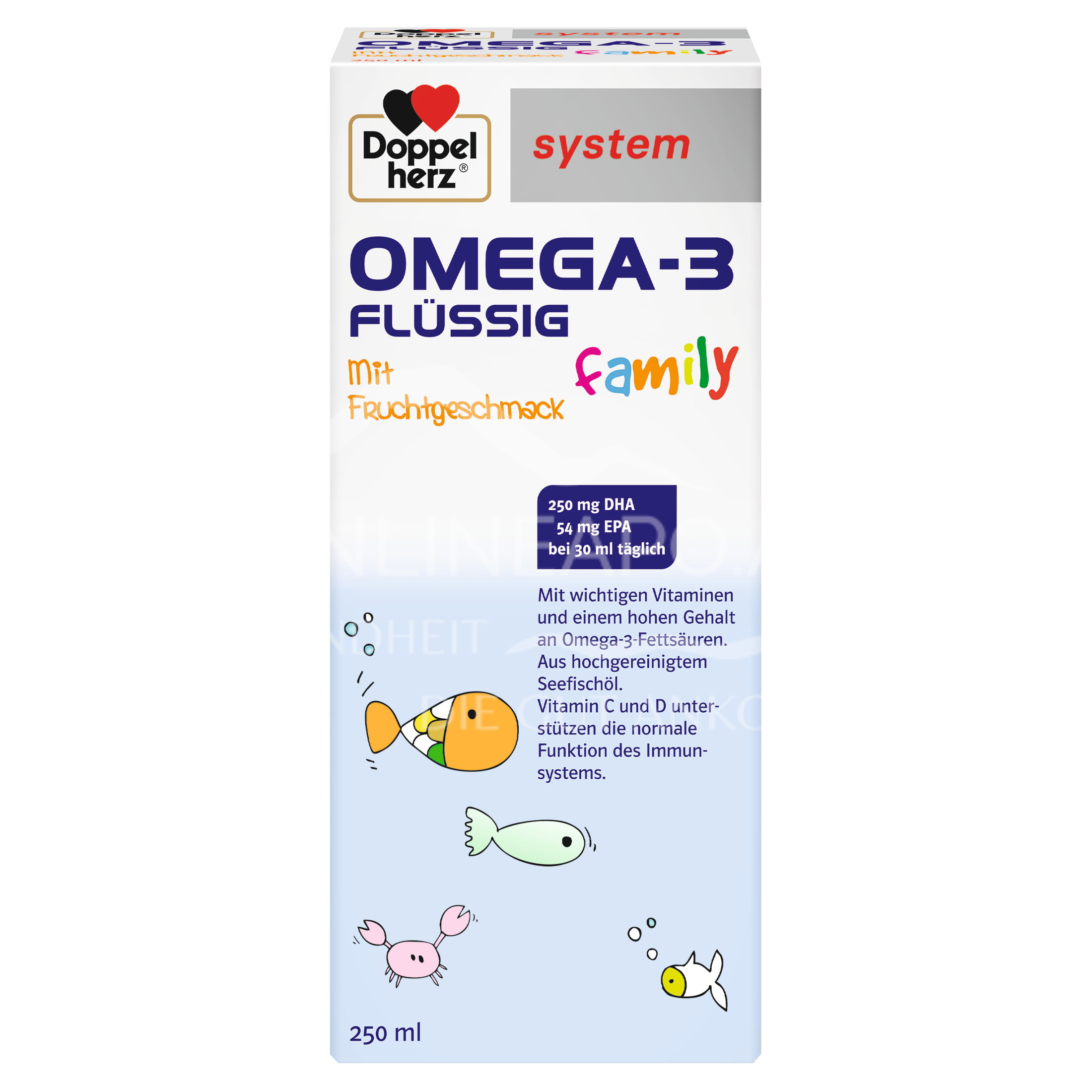 Doppelherz system OMEGA-3 family FLÜSSIG