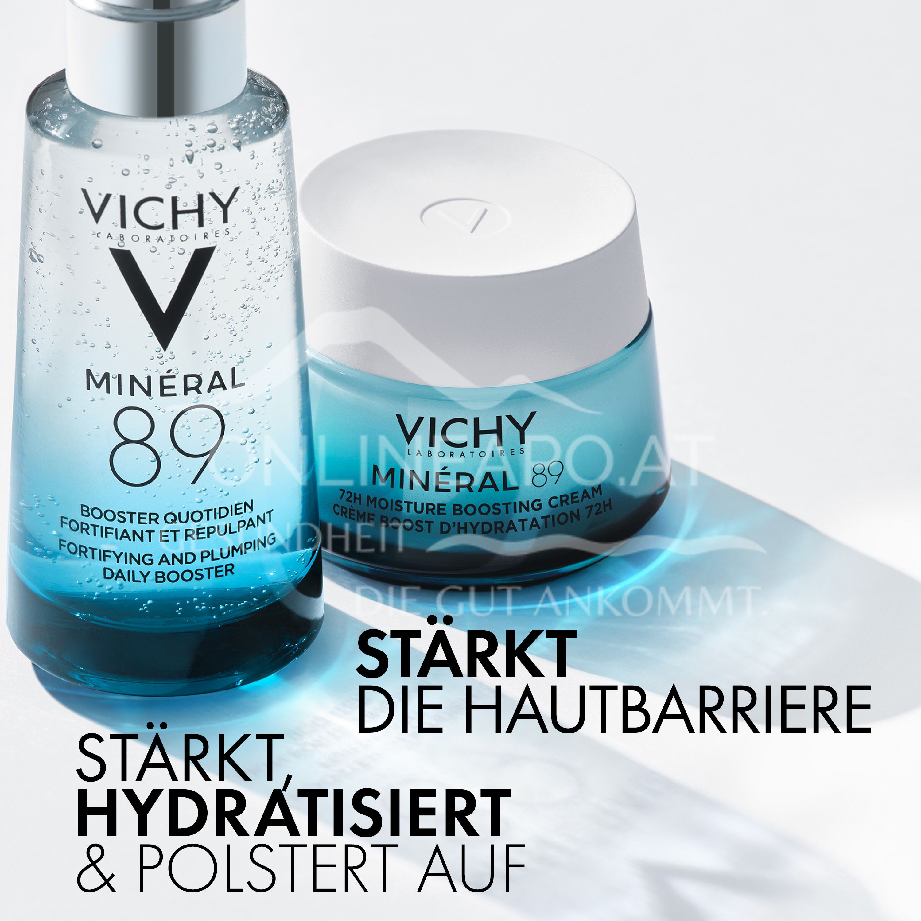 Vichy MINÉRAL 89 Moisturising and plumping daily booster serum