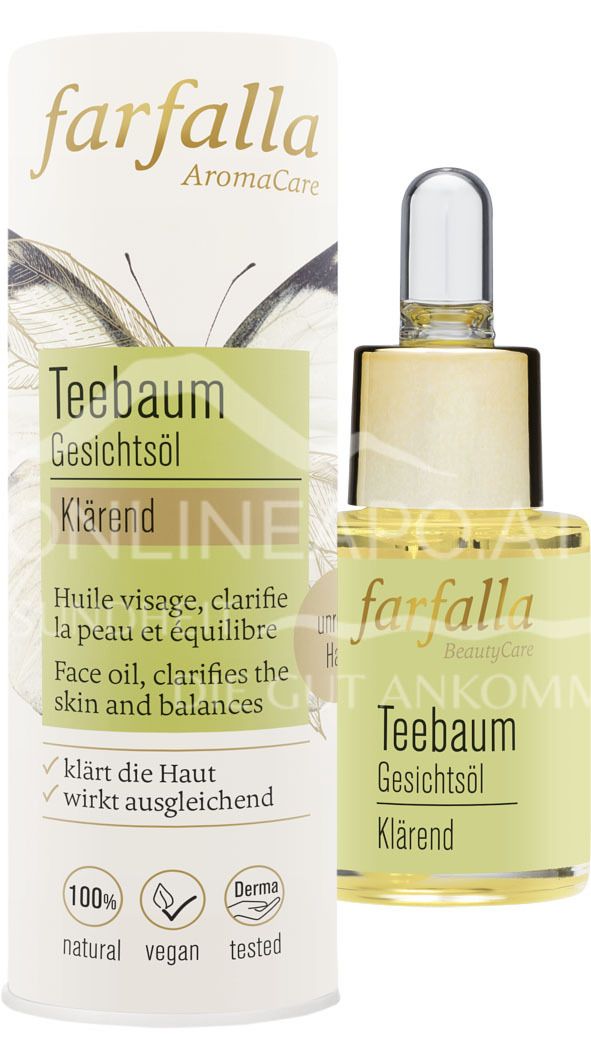 Farfalla Facial Oil Tea Tree, clarifying
