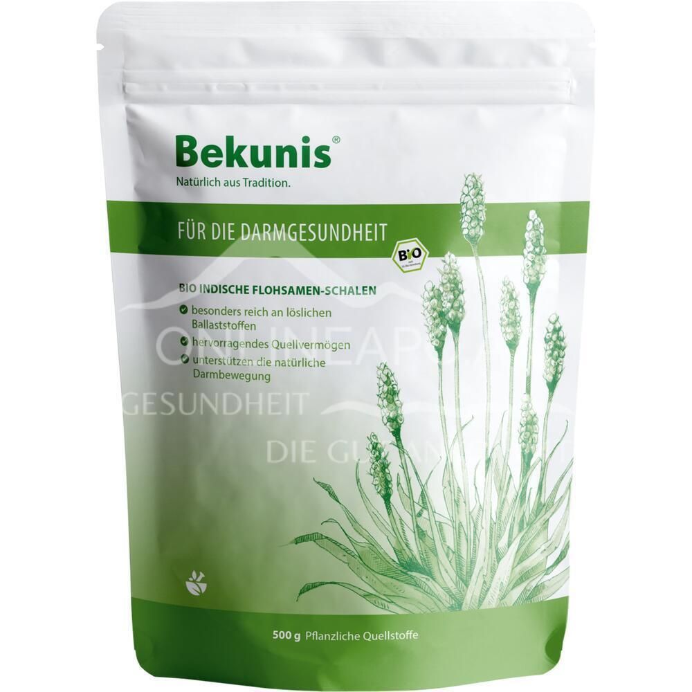 Bekunis® Bio Indische Flohsamen-Schalen