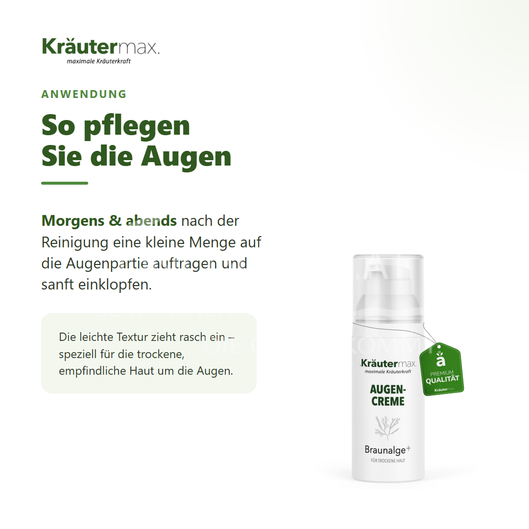 Kräutermax Braunalge Augencreme